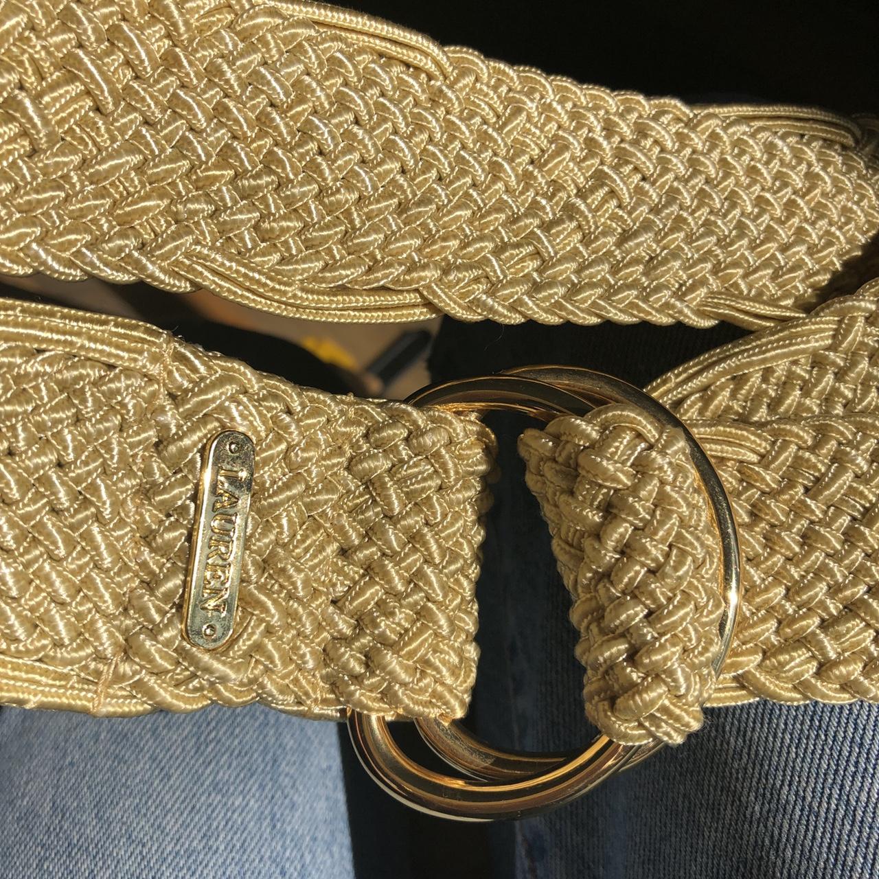 ralph lauren woven belt