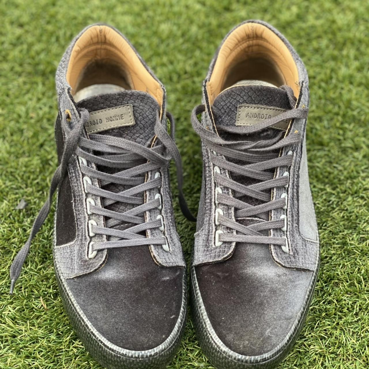 ANDROID HOMME BLACK TRAINERS RRP: 250 MY