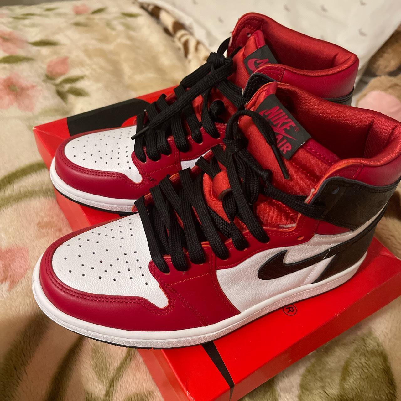 Authentic Air Jordan 1 Retro High Og “satin Red” Depop 