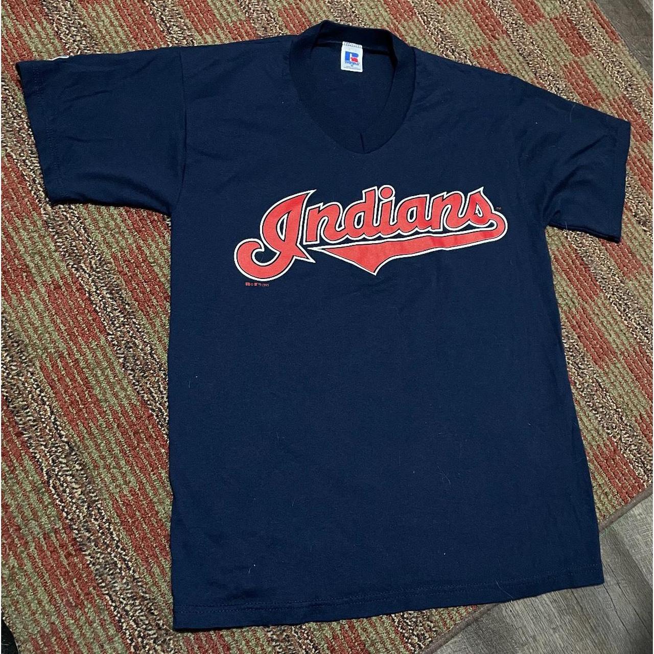 Vintage 1995 Russell Athletic Cleveland Indians, Men's Fashion