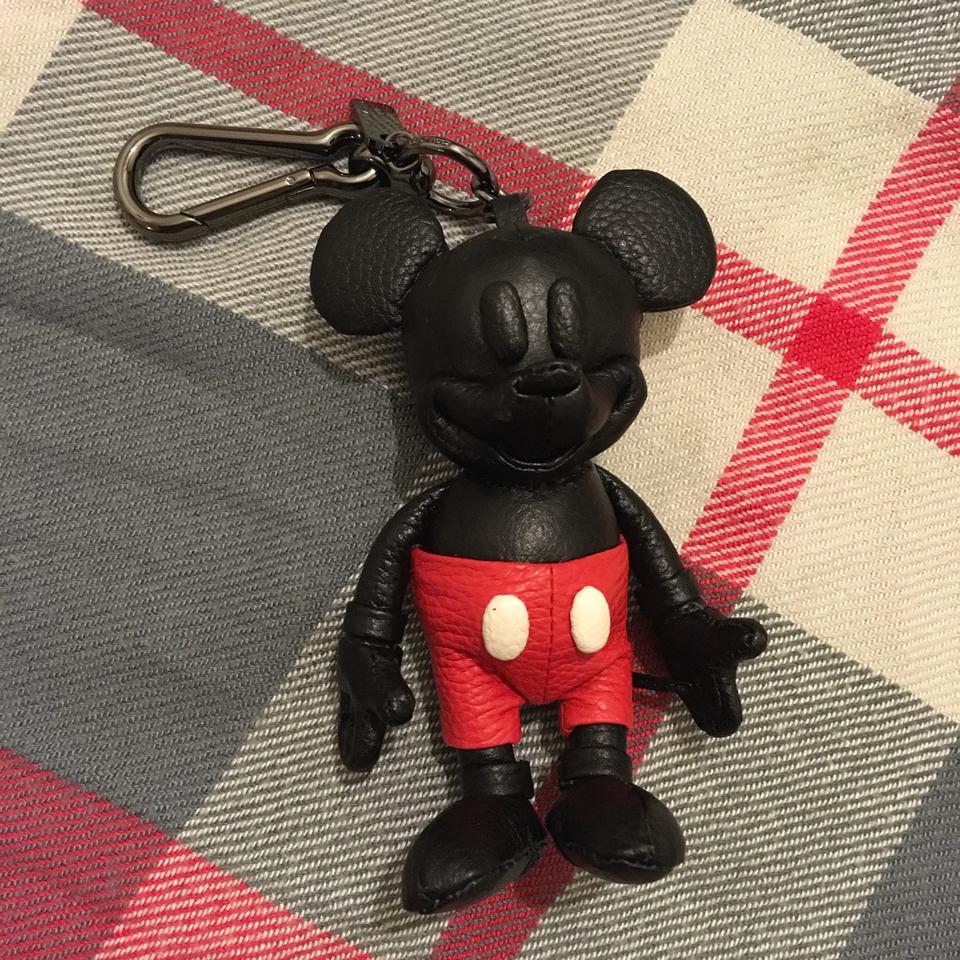 Coach x Disney Micky Mouse leather keychain. Brand - Depop