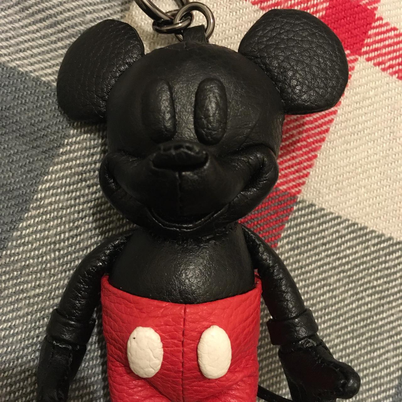 Coach outlet mickey mouse keychain