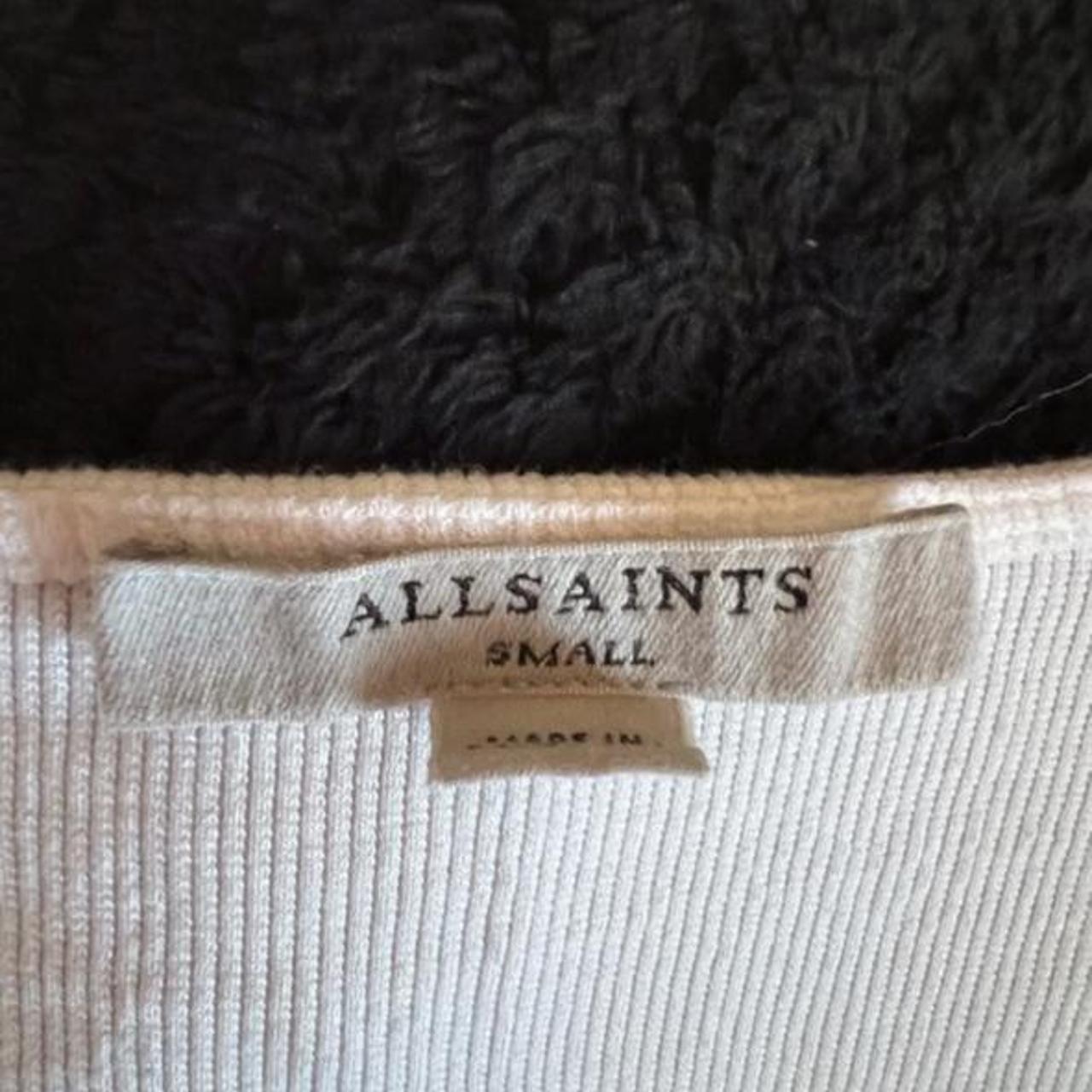 All Saints size S white body suit - Depop