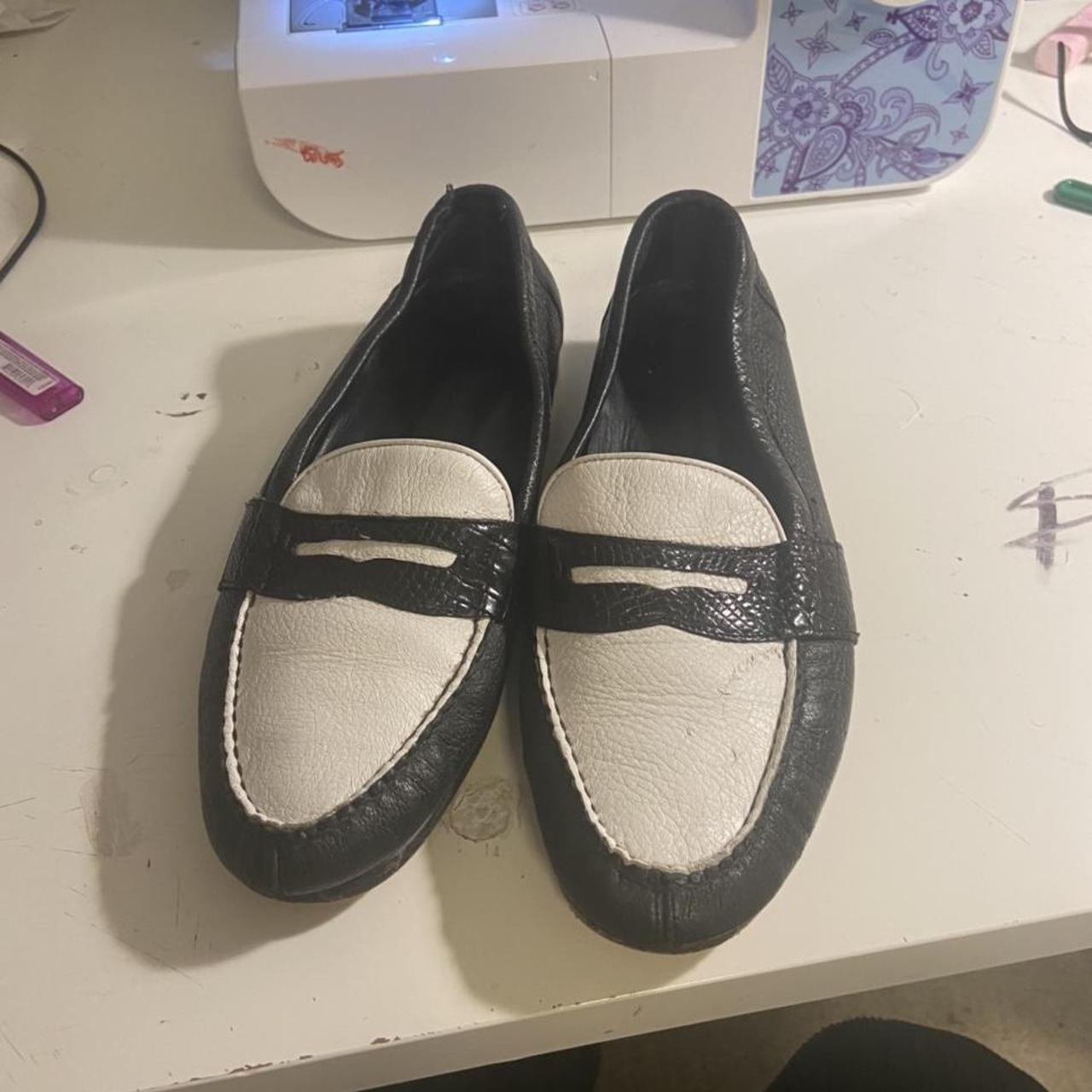 Vintage Tuxedo Loafers Men’s 8/9 True vintage with... - Depop