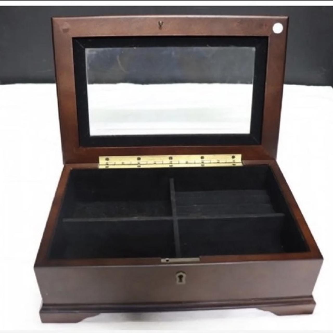 Vintage Bombay Jewelry Box No Key. 14x9x5 inches Depop