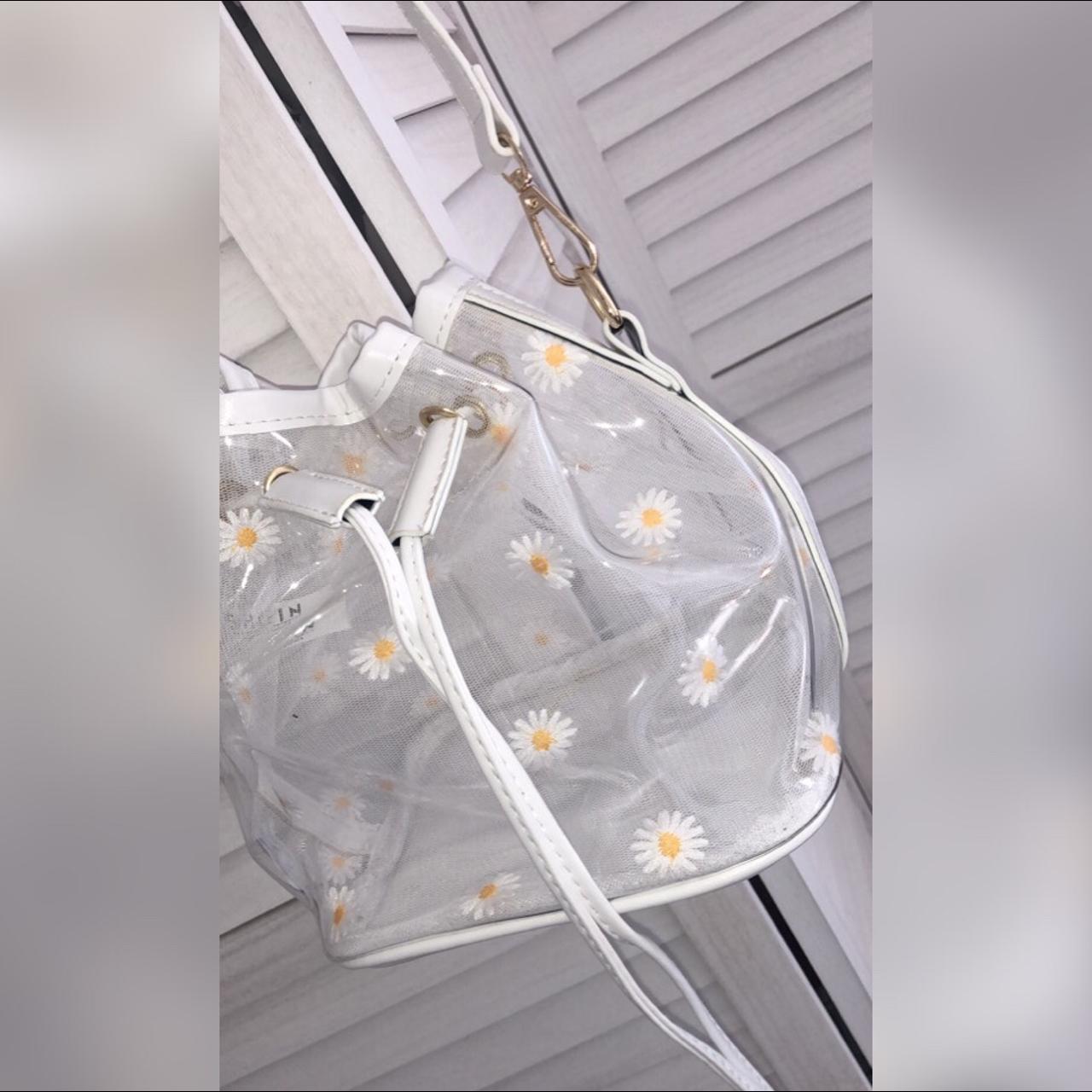 Daisy floral best sale clear crossbody bag