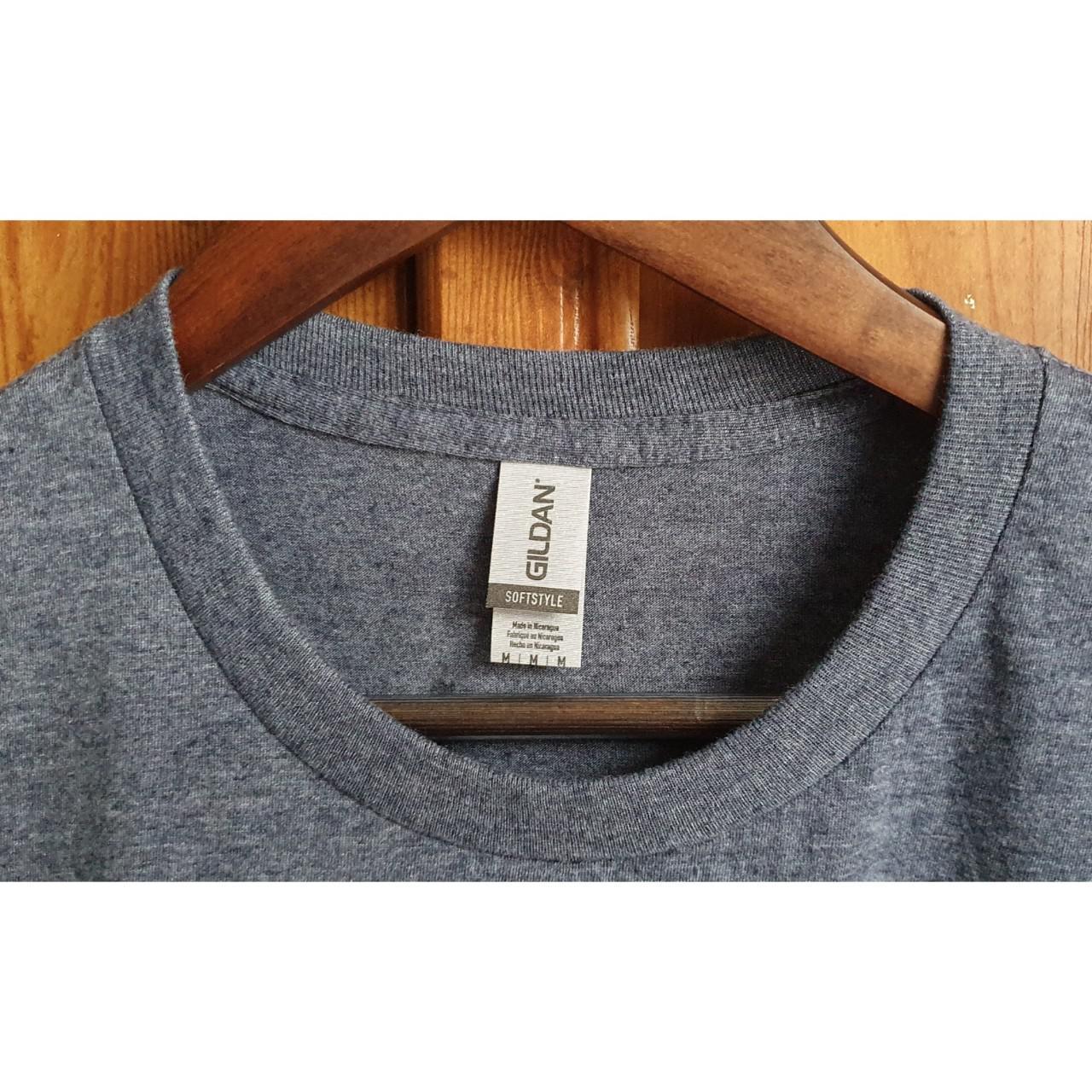 Gildan Men's Grey T-shirt | Depop