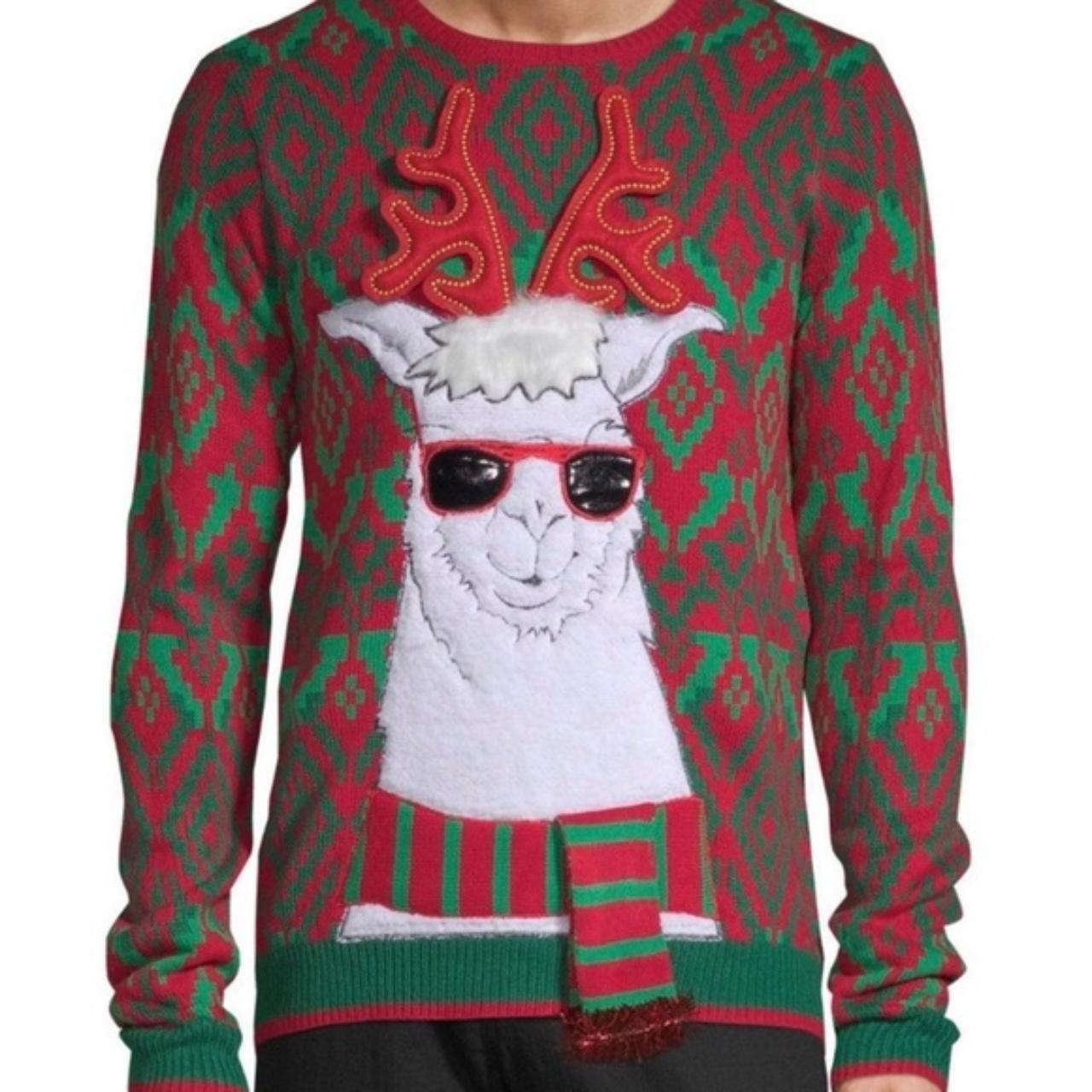 Holiday deals llama sweater