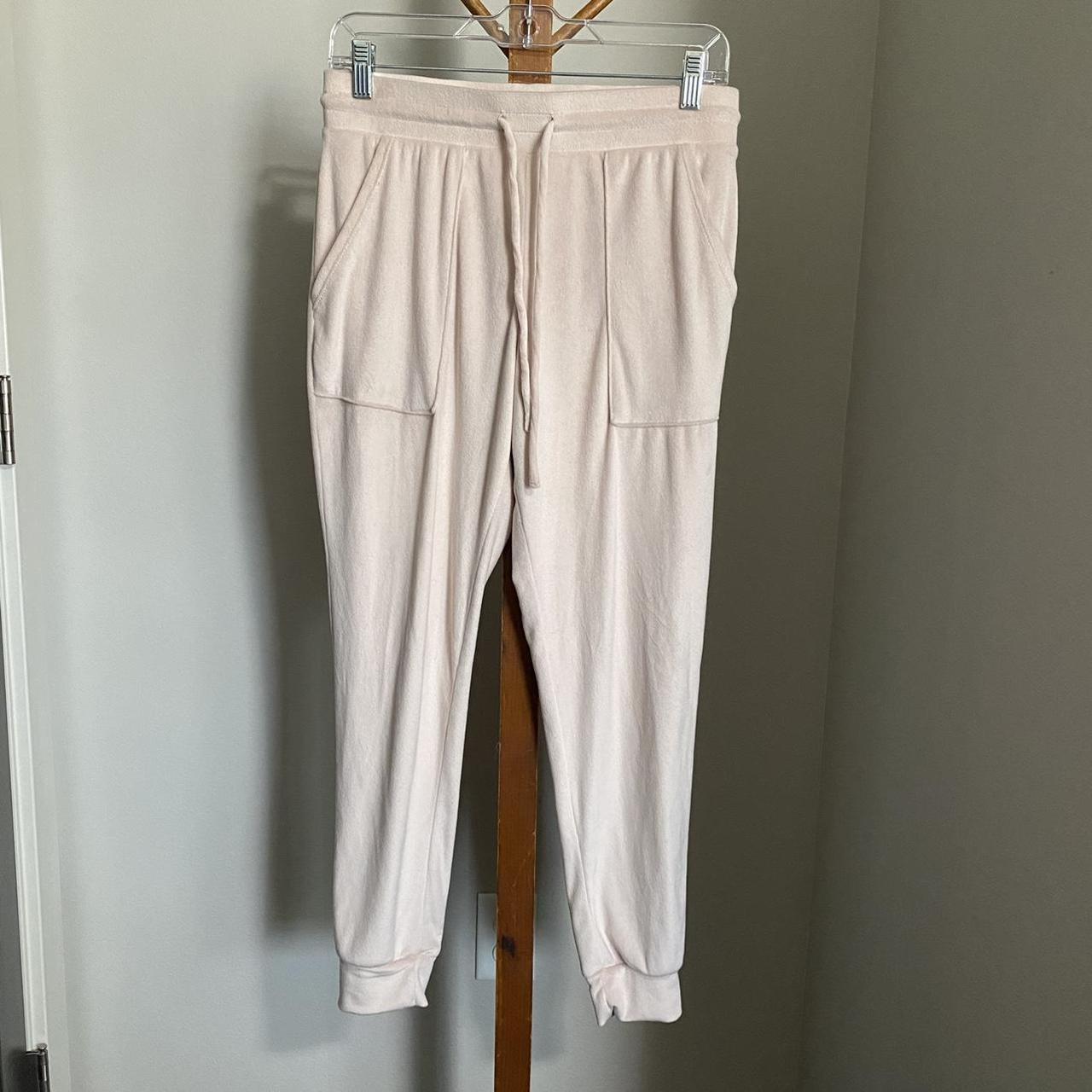 Target Women's Pink and Cream Joggers-tracksuits | Depop