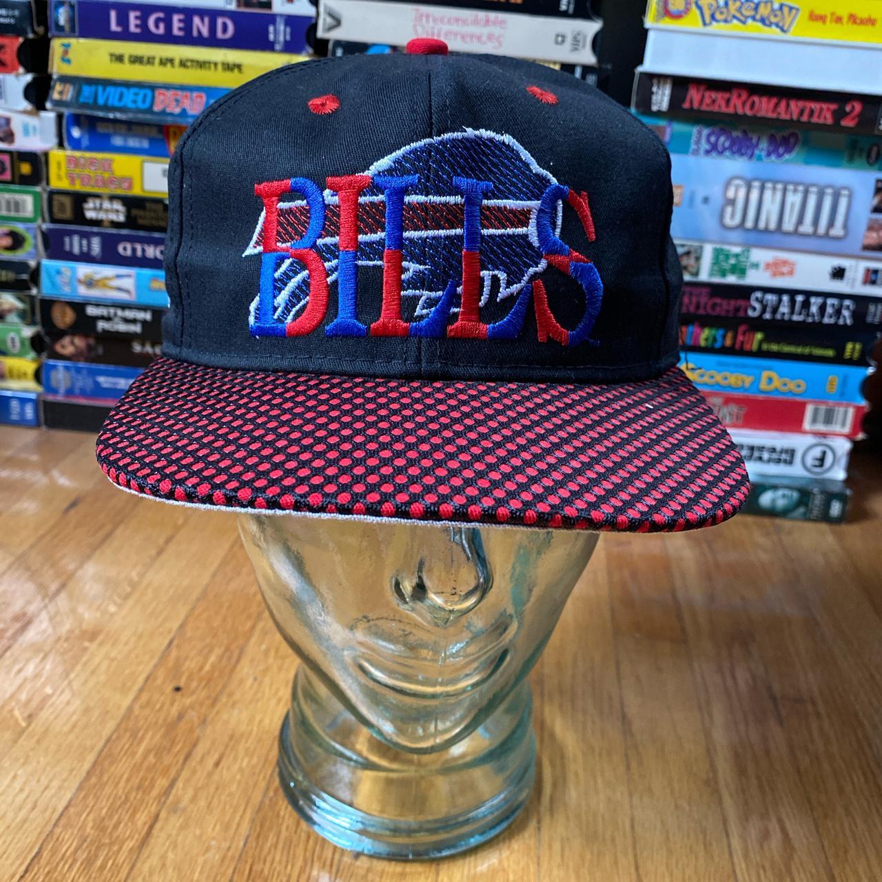 Vintage NFL Buffalo Bills Leather Snapback Hat – 