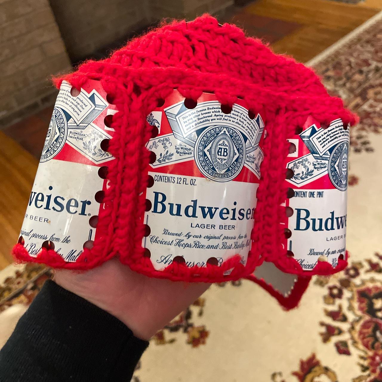 budweiser knit hat