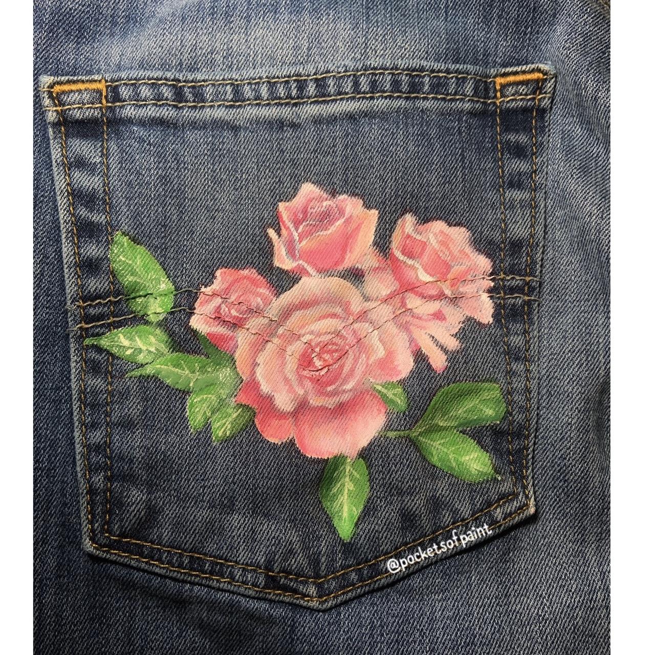 Painted best sale jean pockets