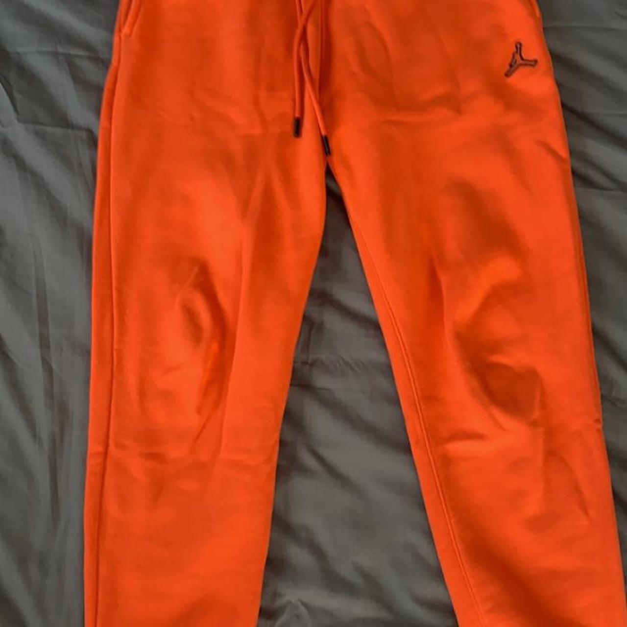 Orange Jordan Tracksuit Worn a few times basically... Depop