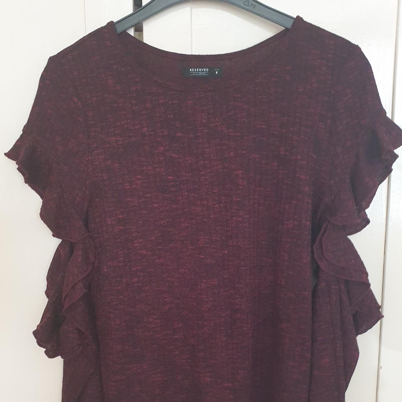 Women's Burgundy Jumper | Depop