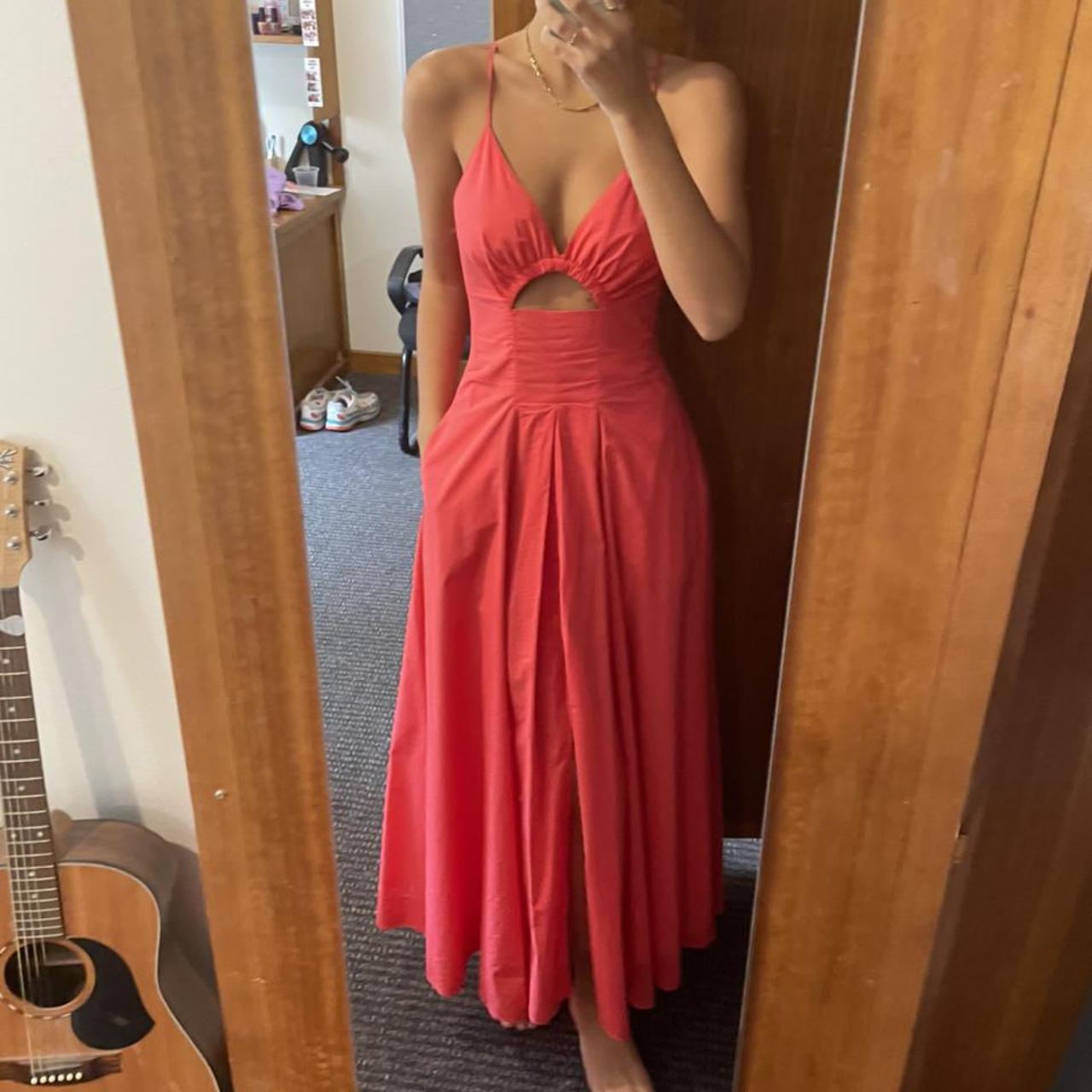 Scanlan Theodore Cotton Strappy Dress Pink SCANLAN THEODORE