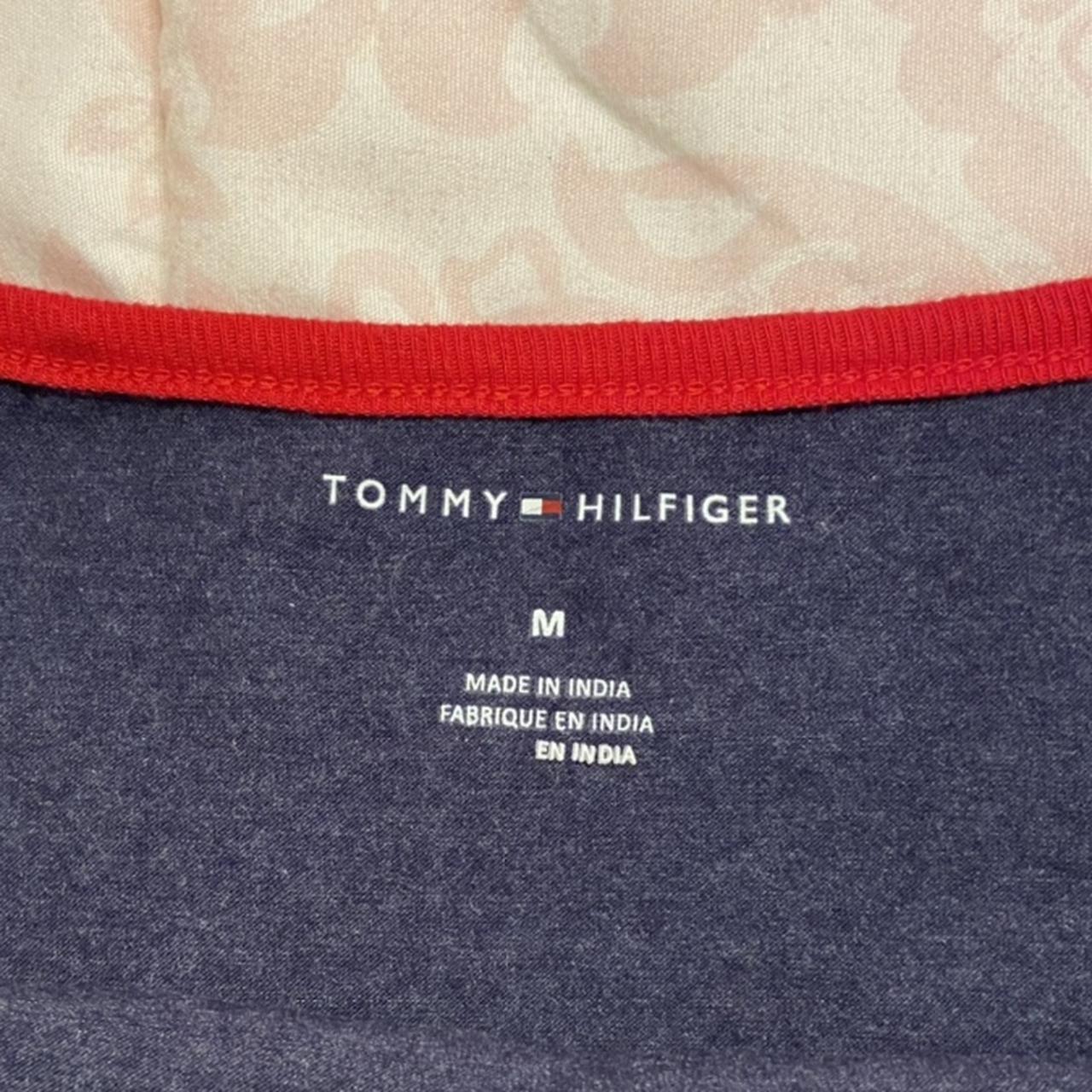 Tommy Hilfiger Women's Navy and Red Vest | Depop