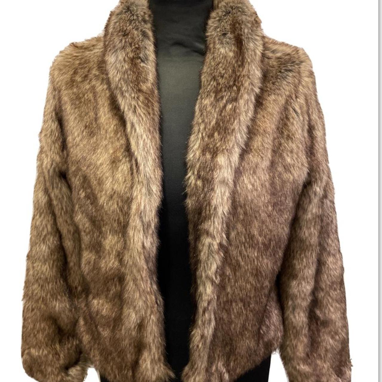 hollister faux fur jacket
