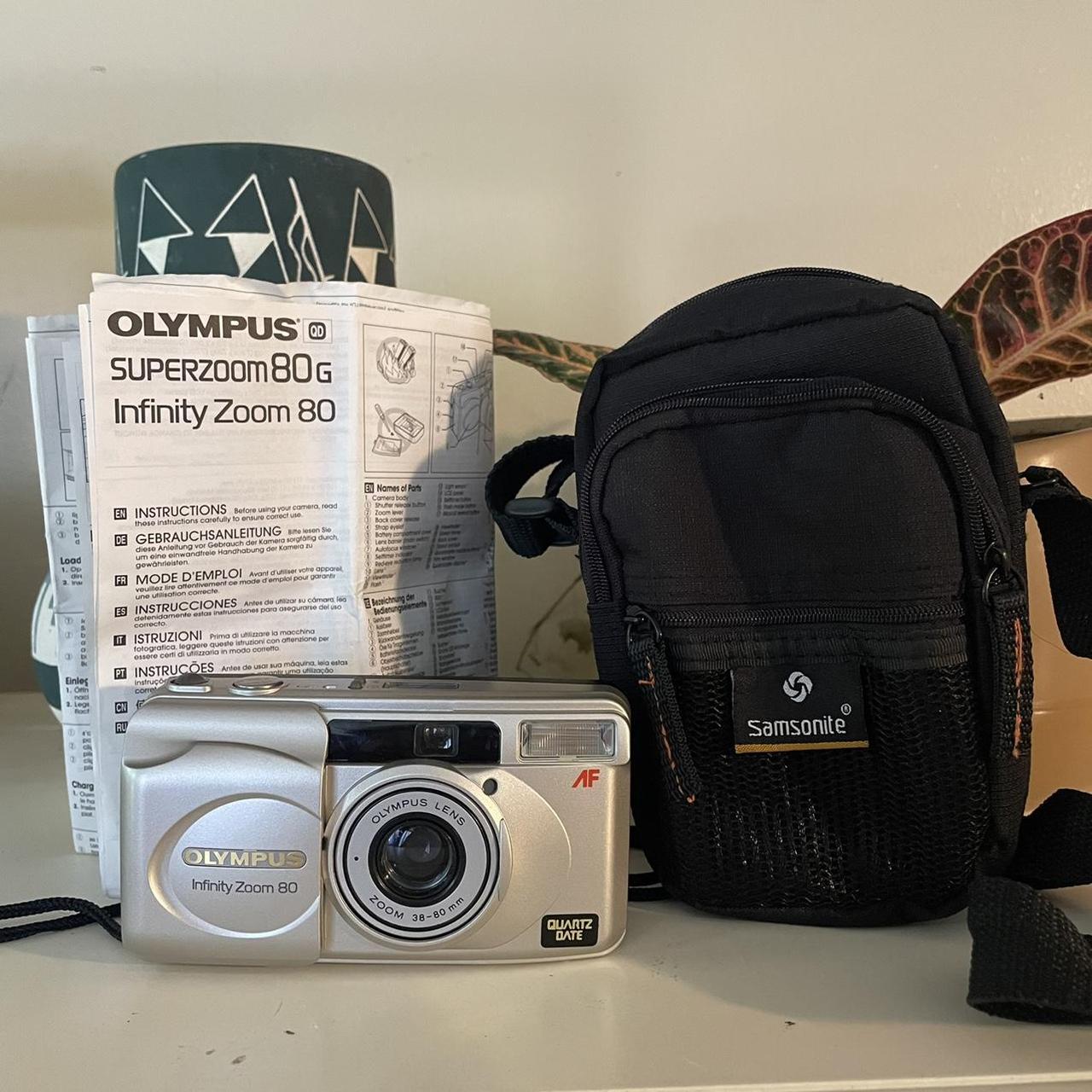 OLYMPUS INFINITY ZOOM 80 SUPERZOOM 80G FILM CAMERA... Depop