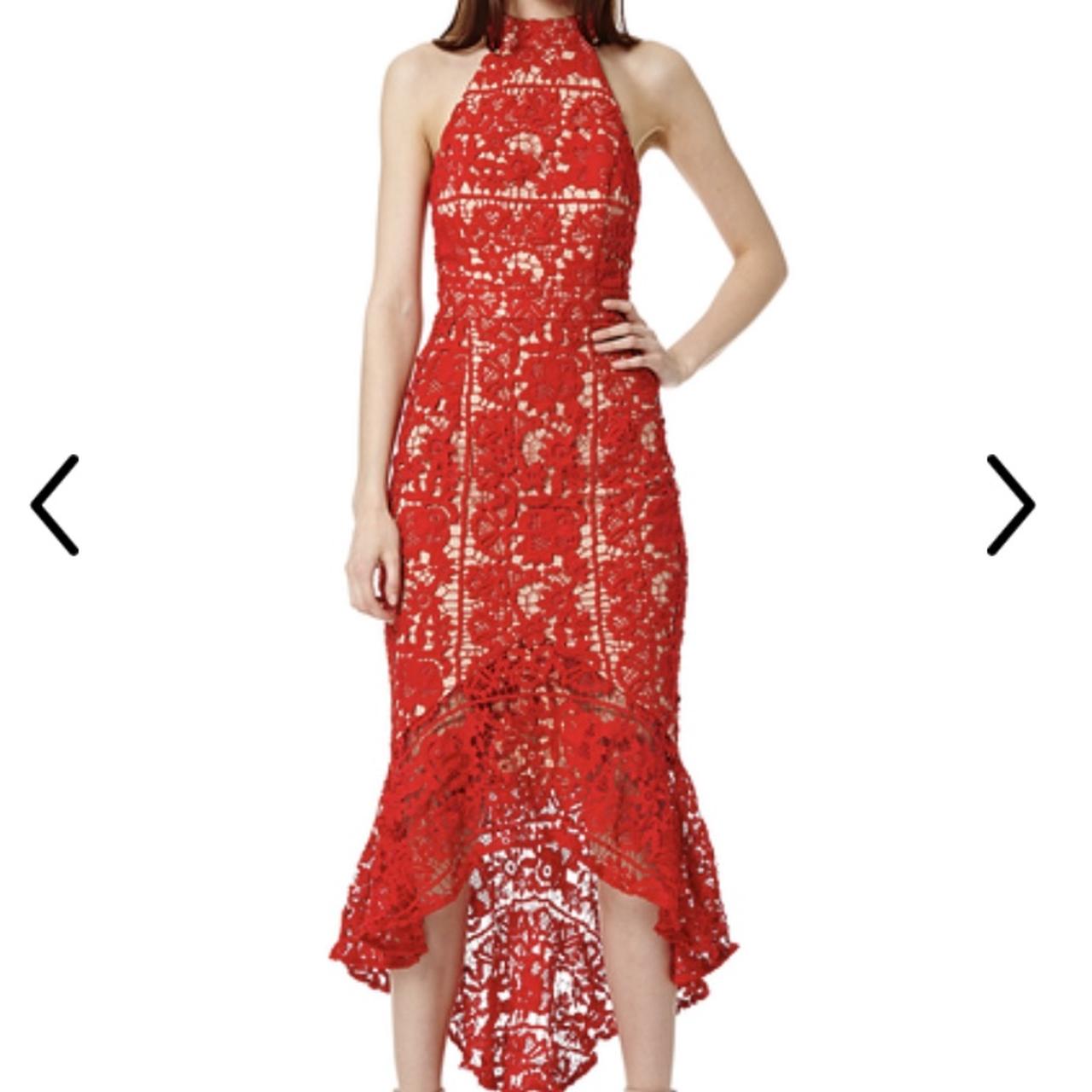 Pia Michi Midi dress. Worn once to a wedding Amazing... - Depop