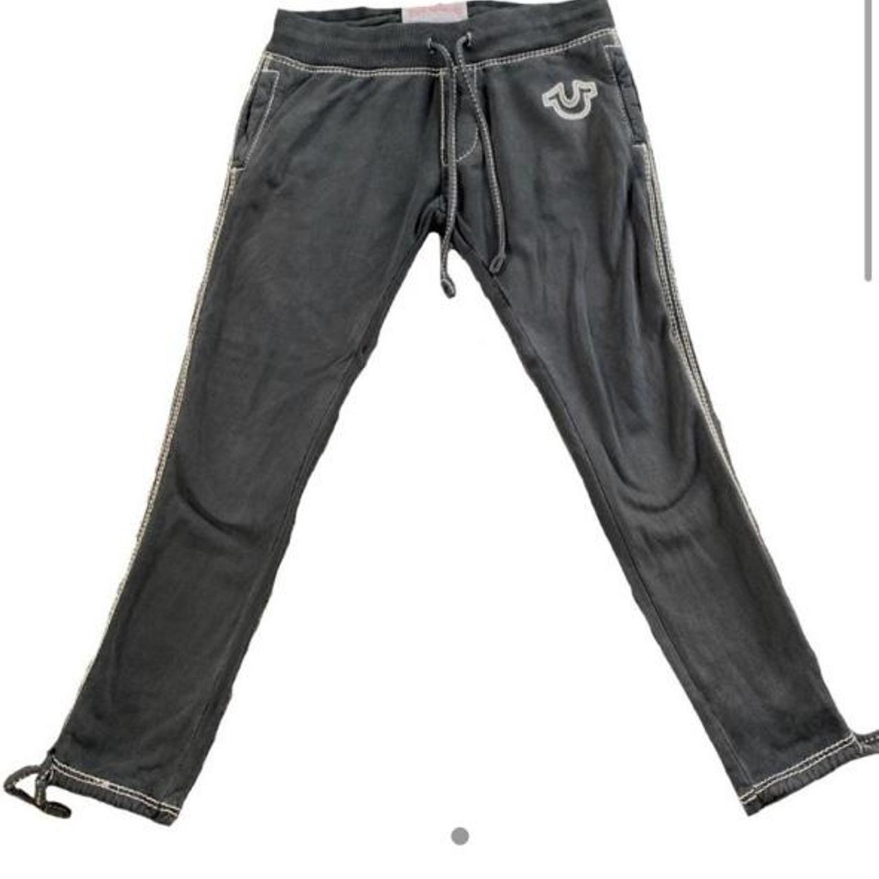 true religion contrast stitch joggers