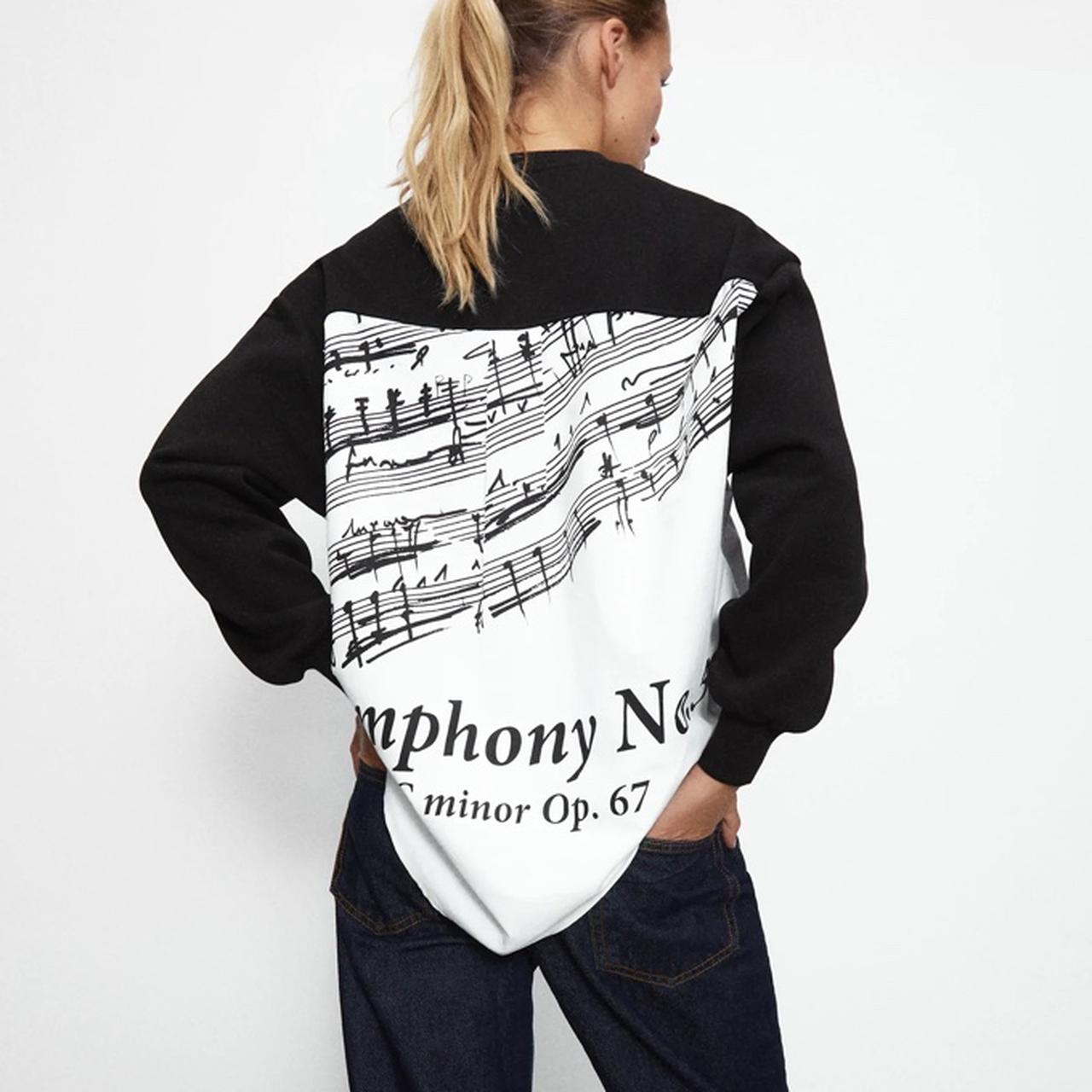 zara beethoven sweatshirt