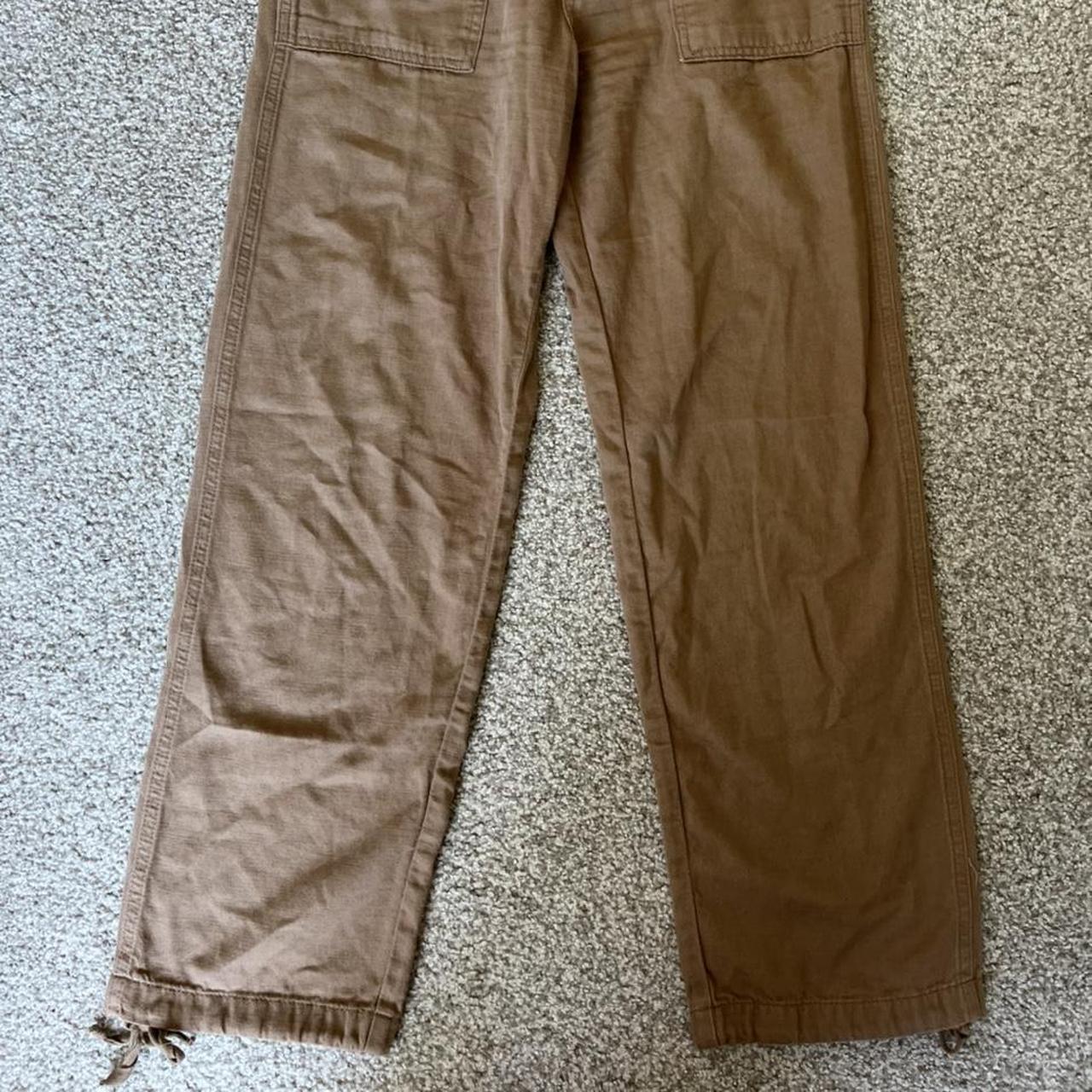 Urban Outfitters brown cargo pants. Size US 2.... - Depop