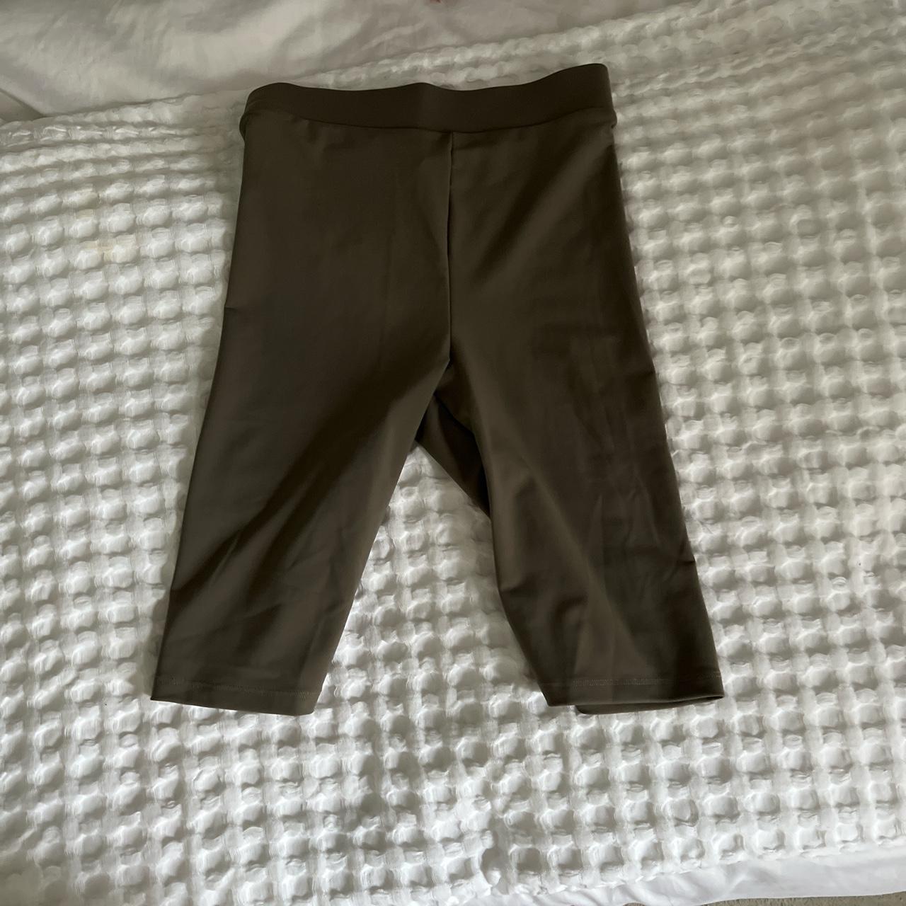 Zara brown colour cycle shorts size S 💫 worn... Depop