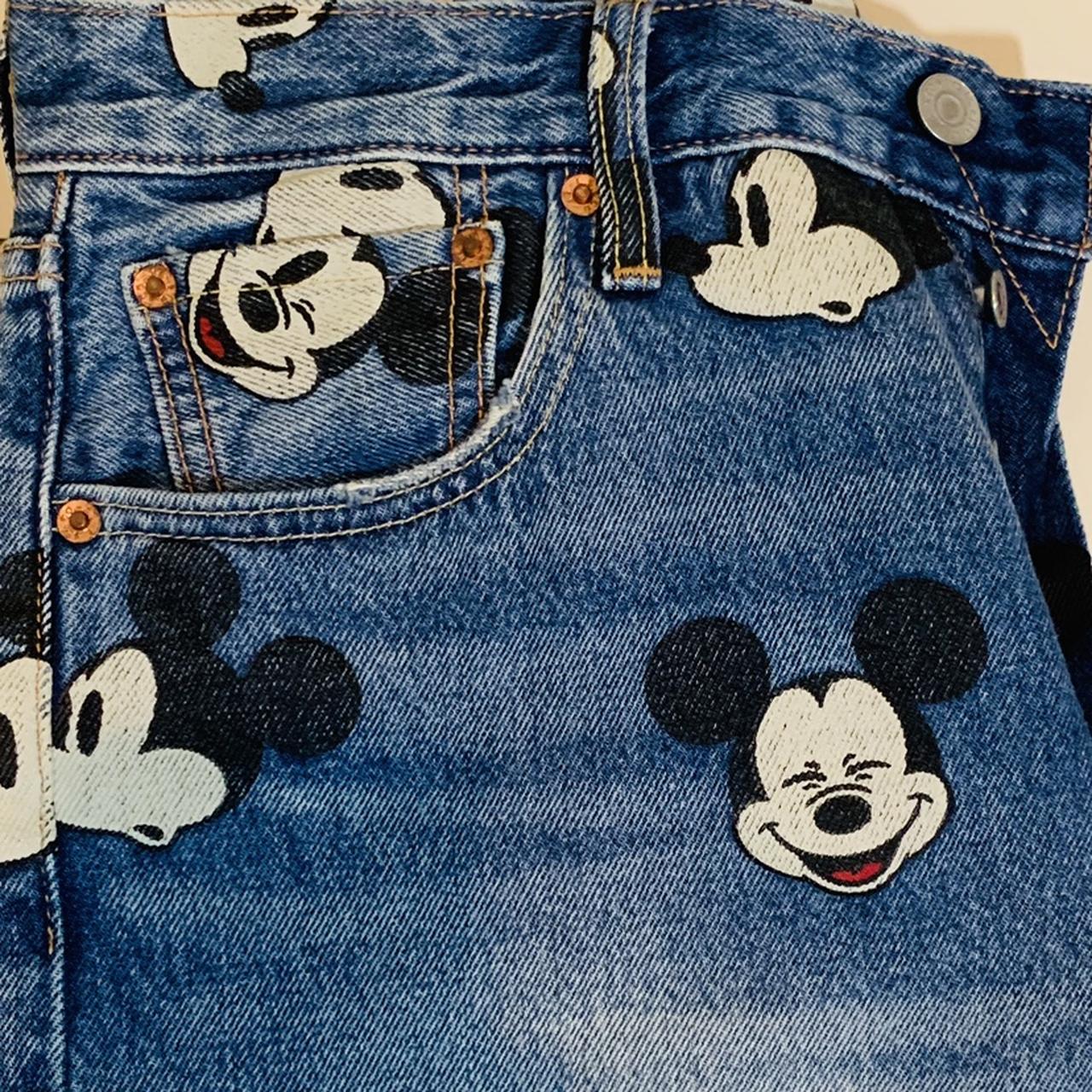 Mickey mouse hot sale denim pants