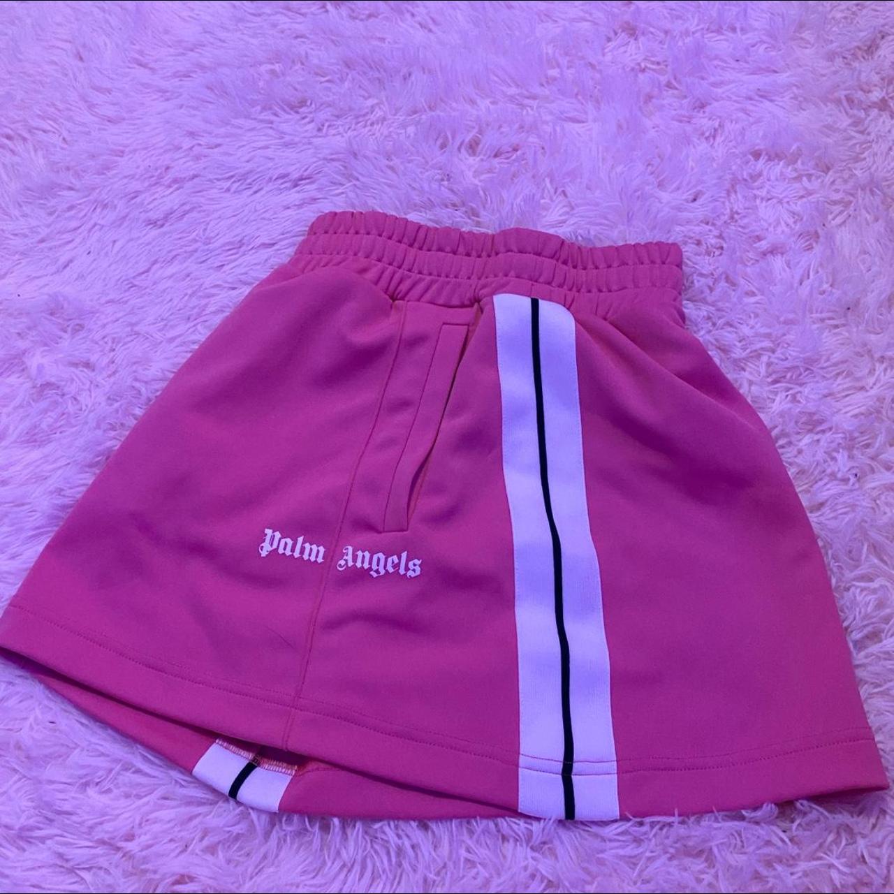 Palm Angels Women's Pink and White Skirt (3)