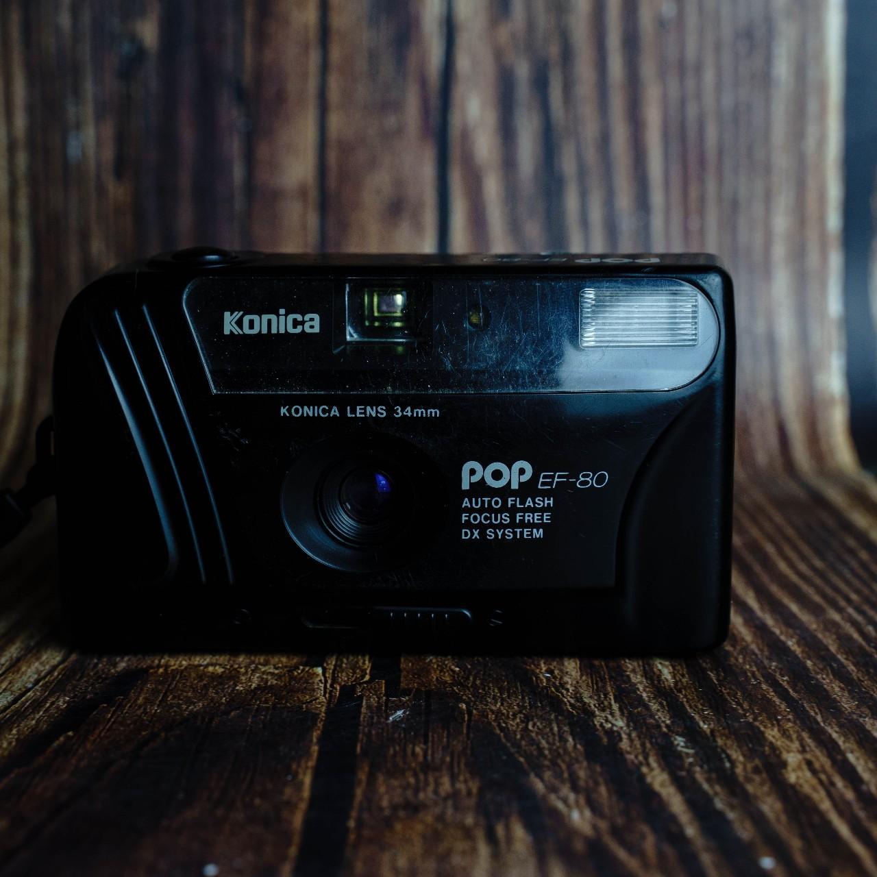 Konica POP EF-80 35mm Compact Point and Shoot Film... - Depop