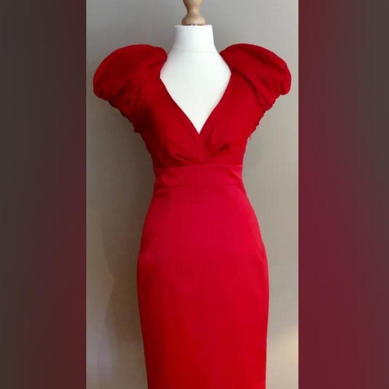 Ted Baker Party Dress Size 1, Red This Dress Has... - Depop