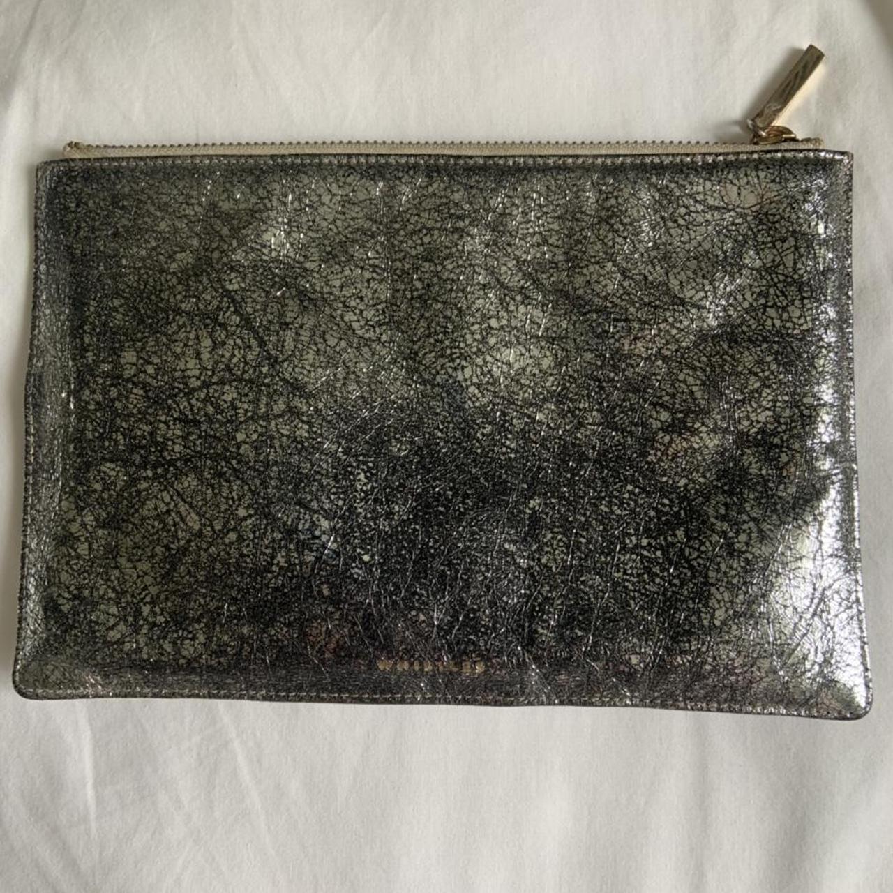 Whistles discount silver clutch