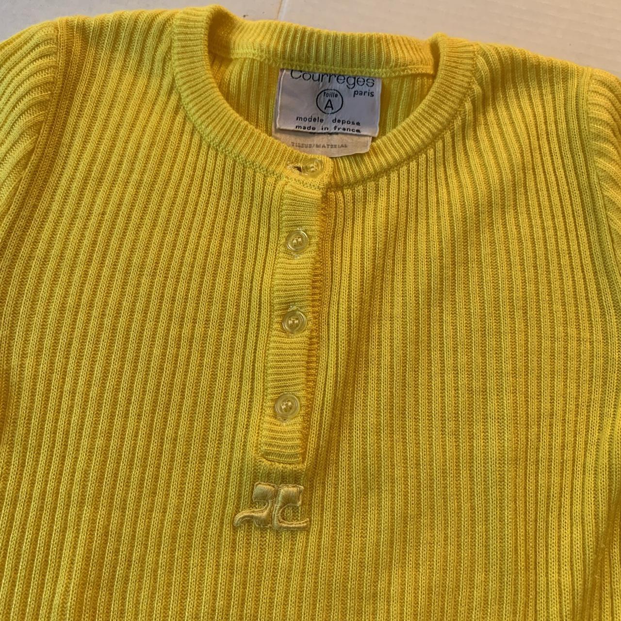 Courrèges Women's Yellow Jumper (3)
