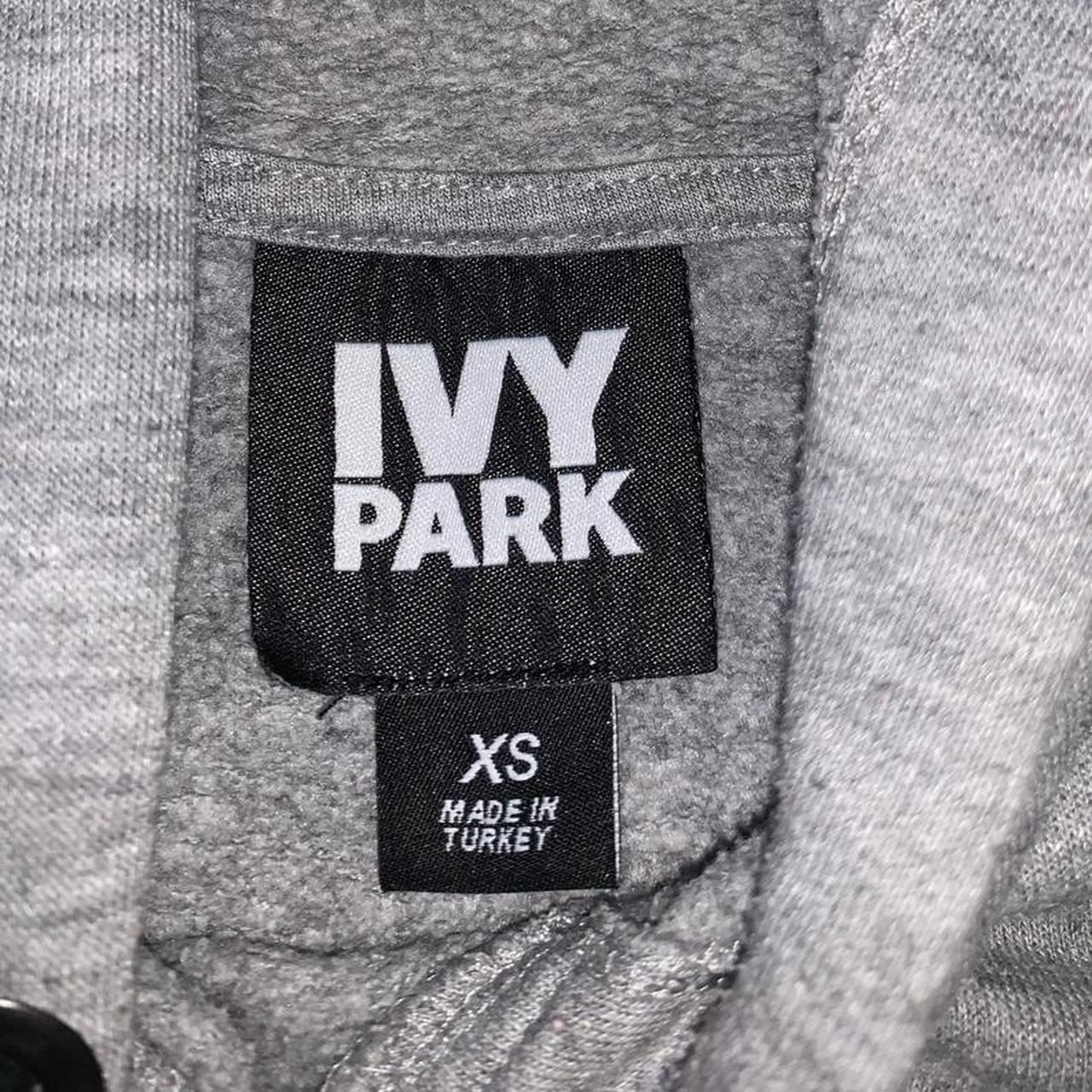Grey Ivy Parks Hoodie Size XS ‘IVY PARKS’ printed... - Depop