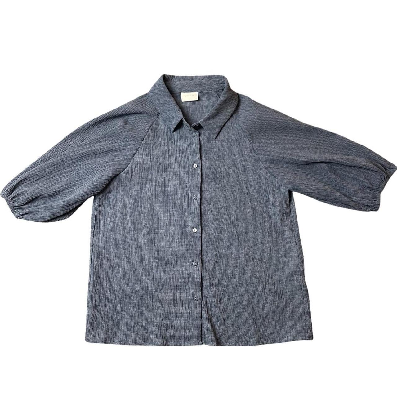 Product Image 1 - Womens 3/4 puff sleeve collared
