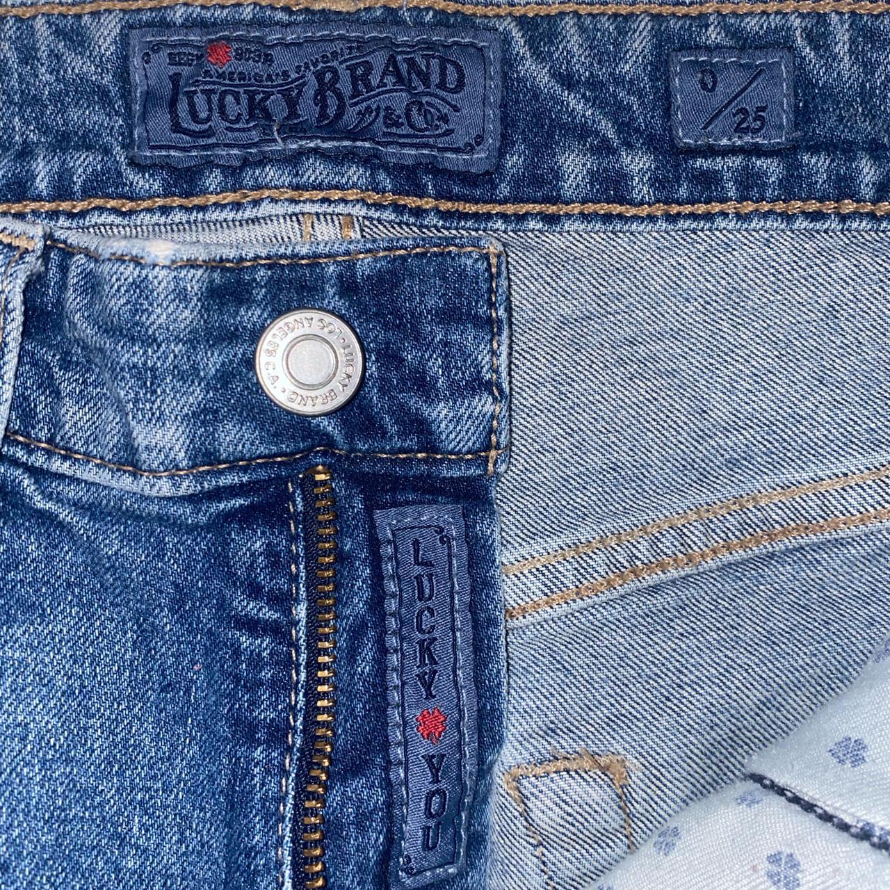 Lucky Brand Women's Blue and White Jeans (3)