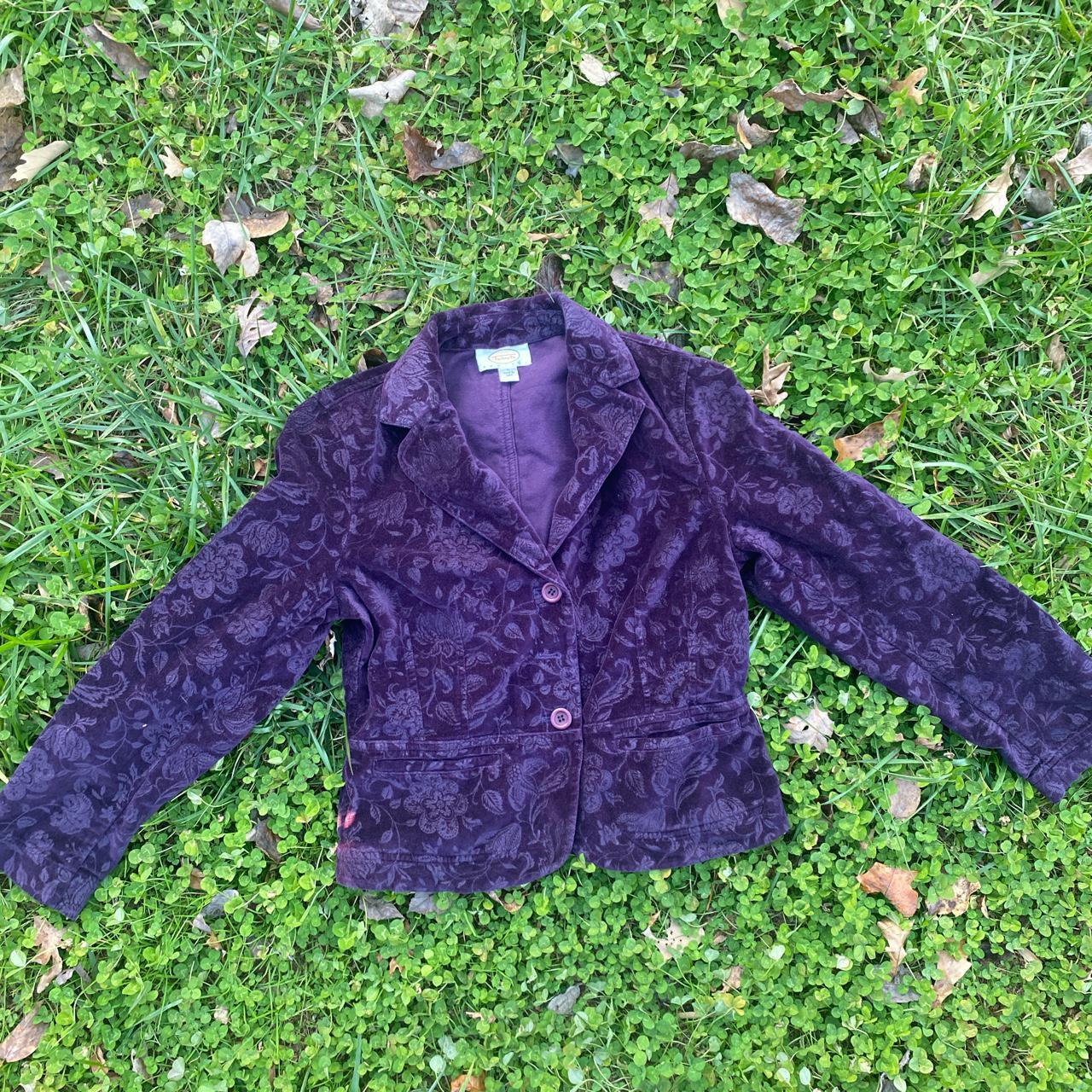 Product Image 1 - Purple velvet jacket has a