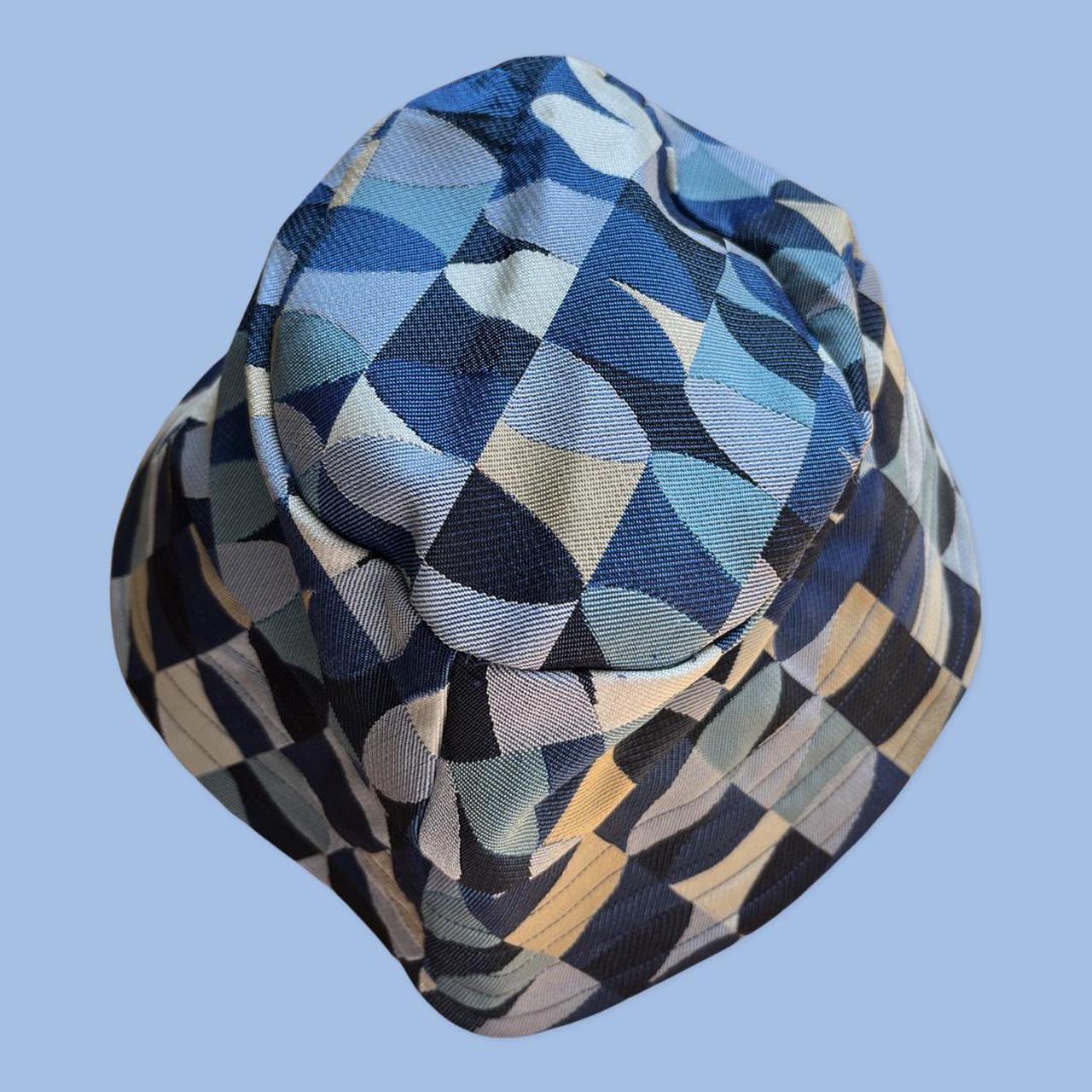 Bucket Hat hand made from vintage upholstery fabric... Depop