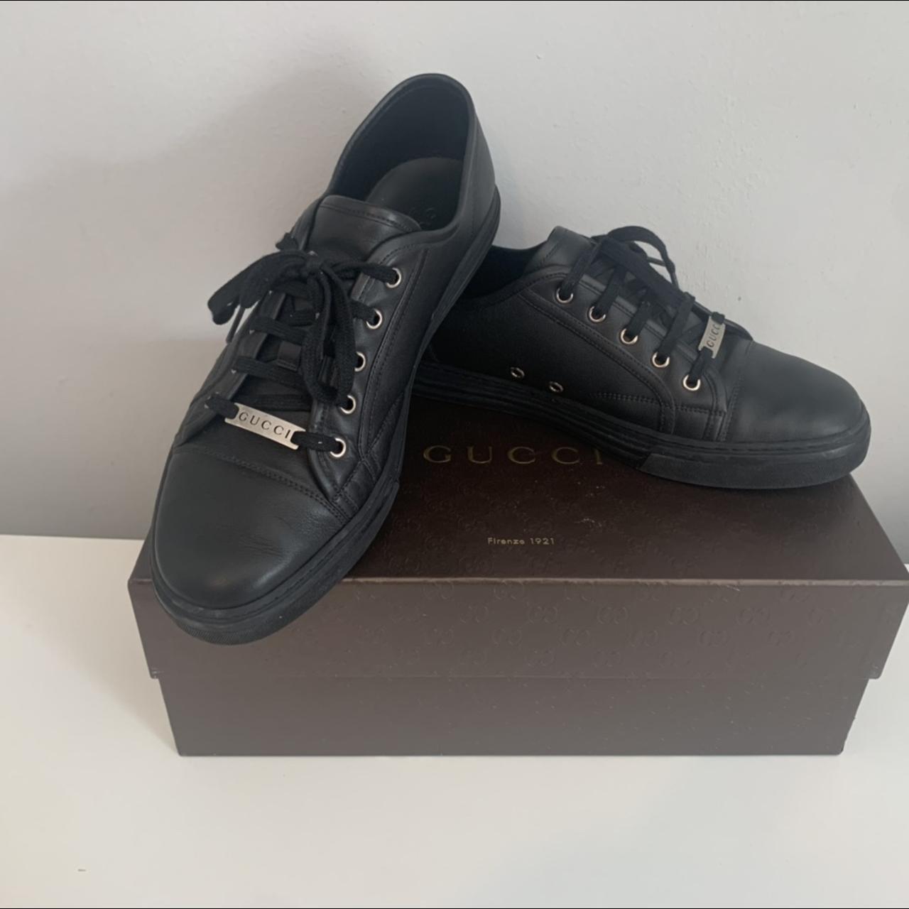 mens gucci black sneakers
