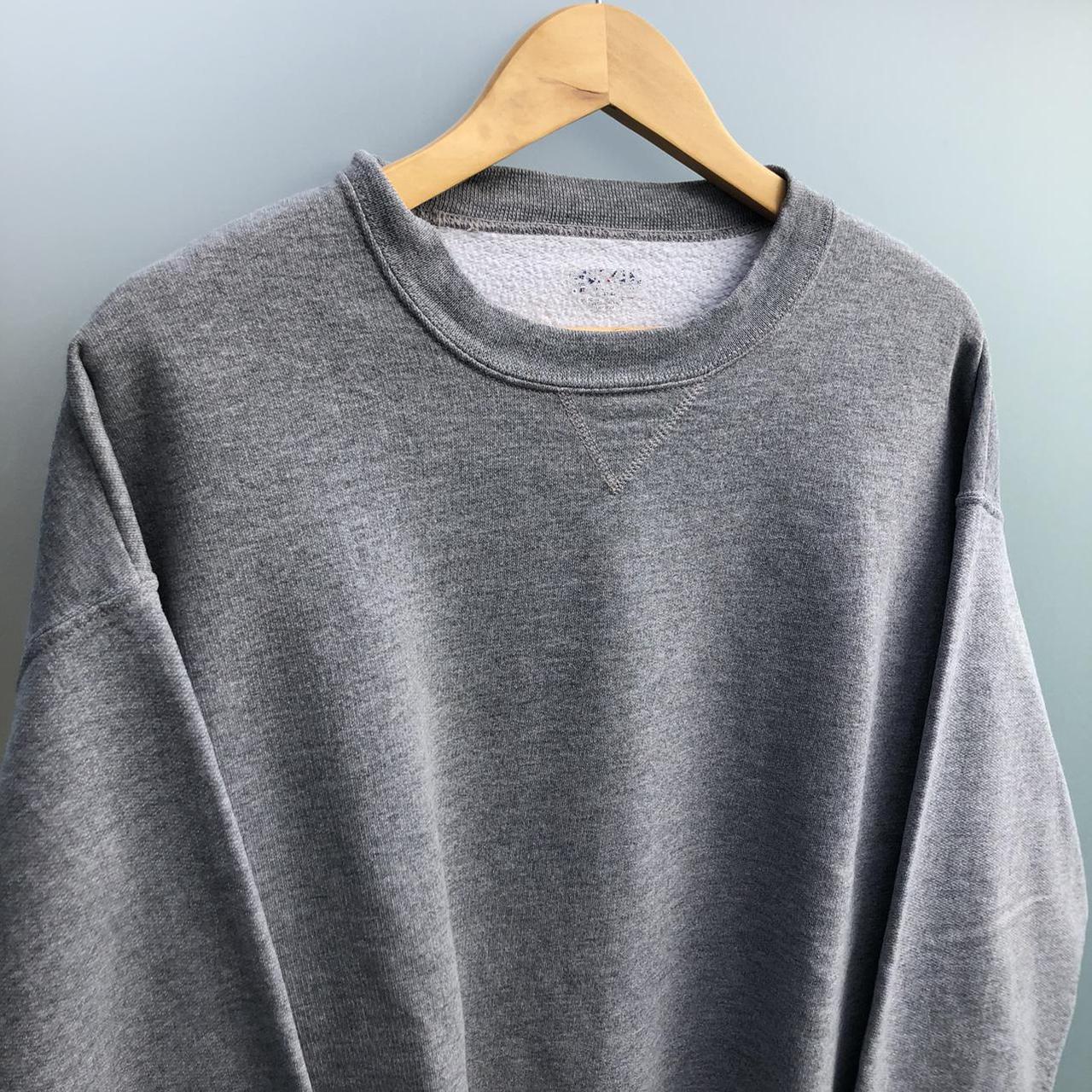 Plain grey vintage sweatshirt perfect to wear with... - Depop