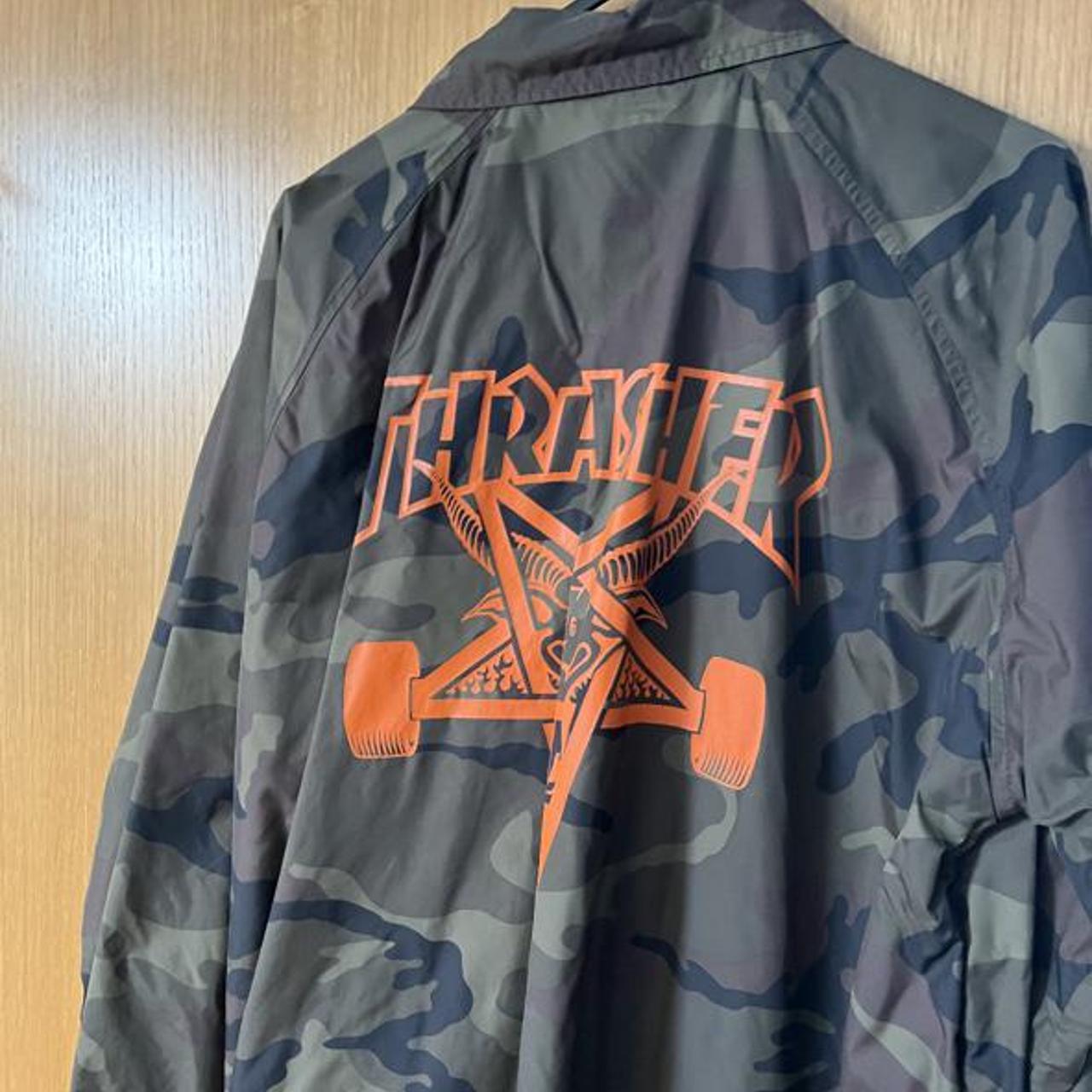 thrasher camo jacket