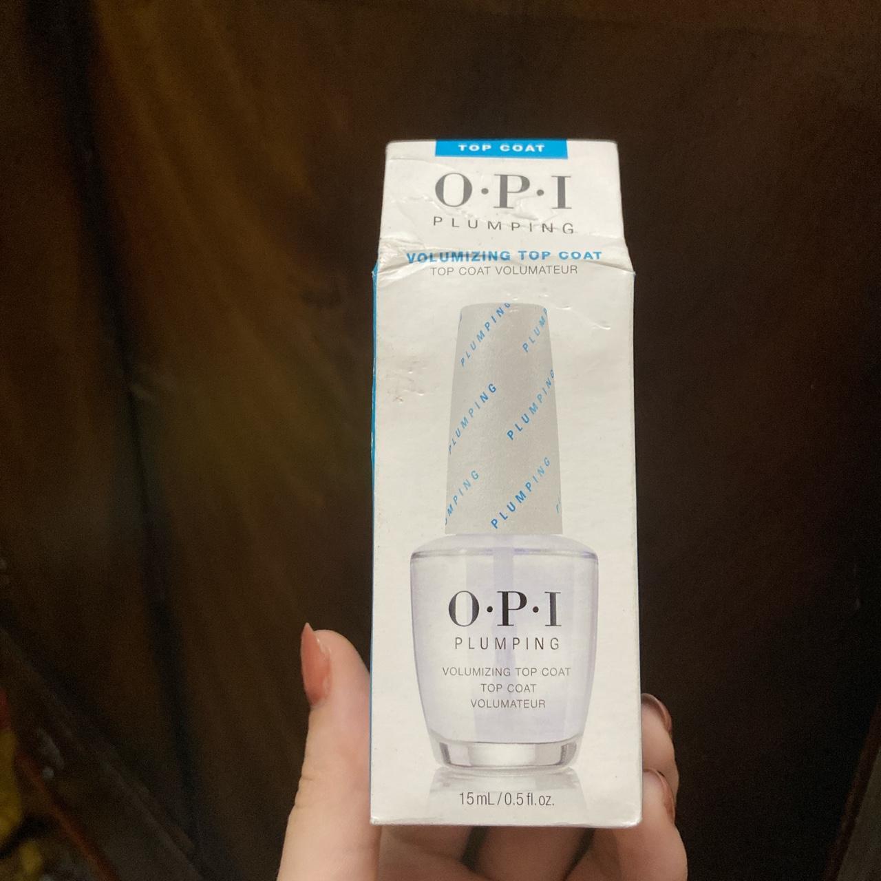 OPI plumping top coat Sheer 🌿 Brand new in box, box... - Depop