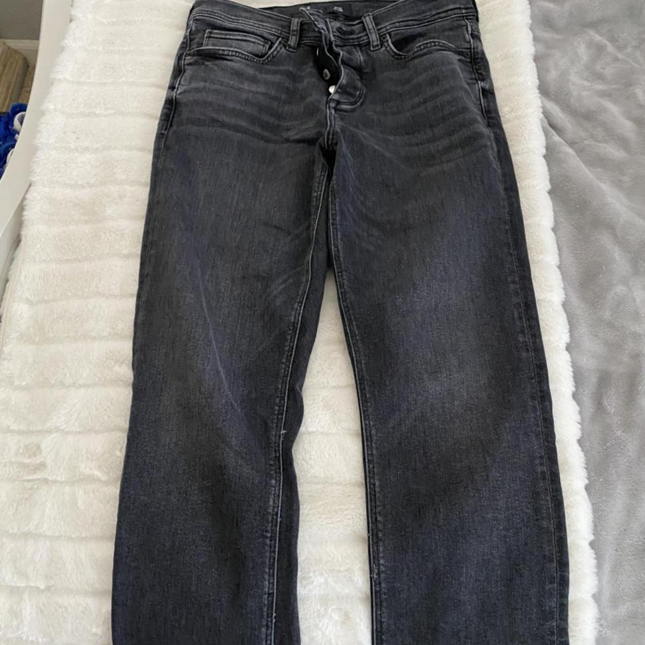 River Island Men's Black and Grey Jeans (3)