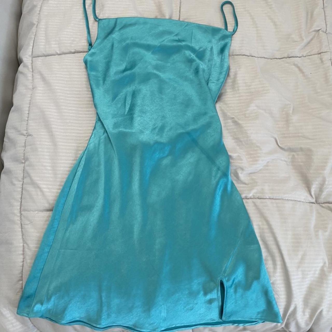 Princess Polly Women's Blue Dress Depop