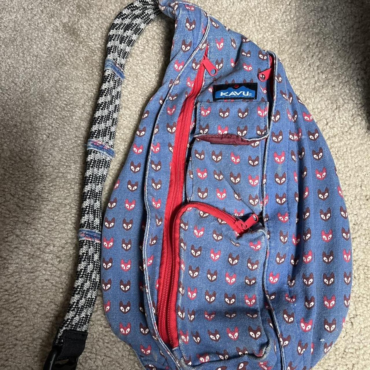 Kavu Fox Trot Rope Bag Rare and Hard to Find - Depop