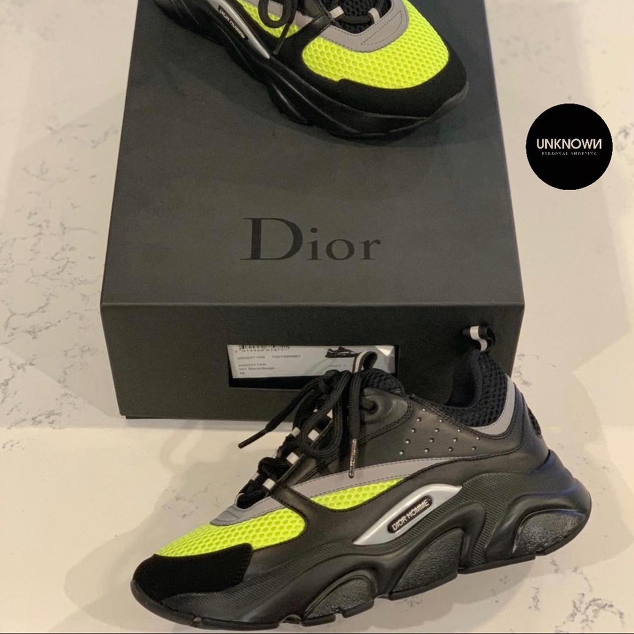 Dior b22 black yellow hotsell