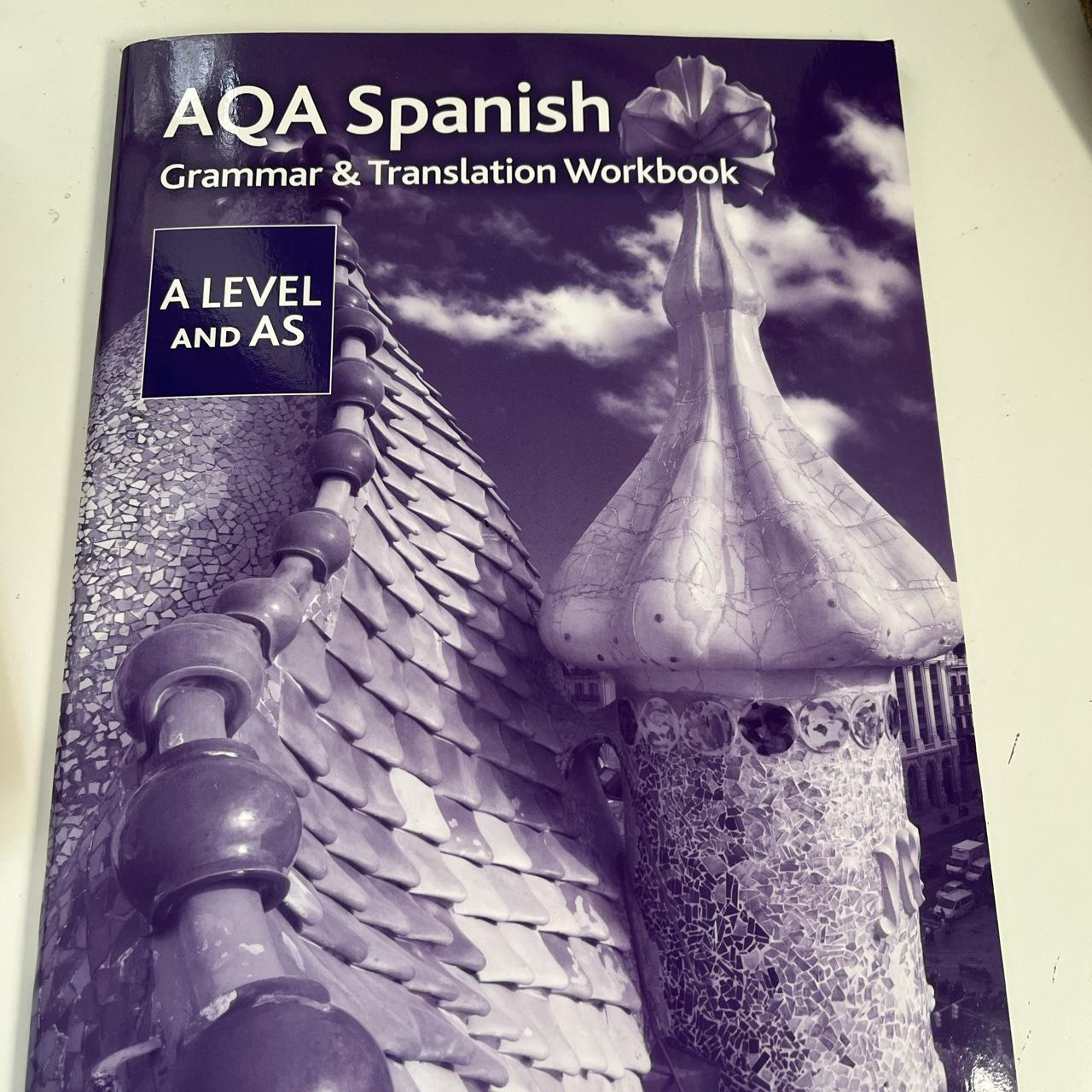 AQA SPANISH GRAMMAR & TRANSLATION WORKBOOK A LEVEL... - Depop