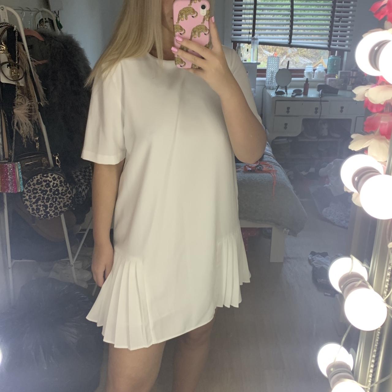 zara white tennis dress