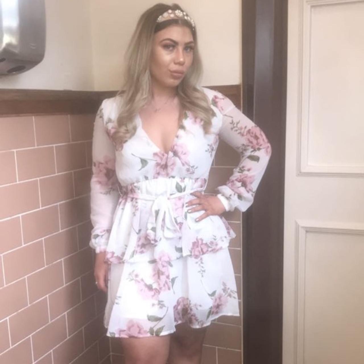 Flower dress pretty little thing 💐 💗💞 worn once as... Depop