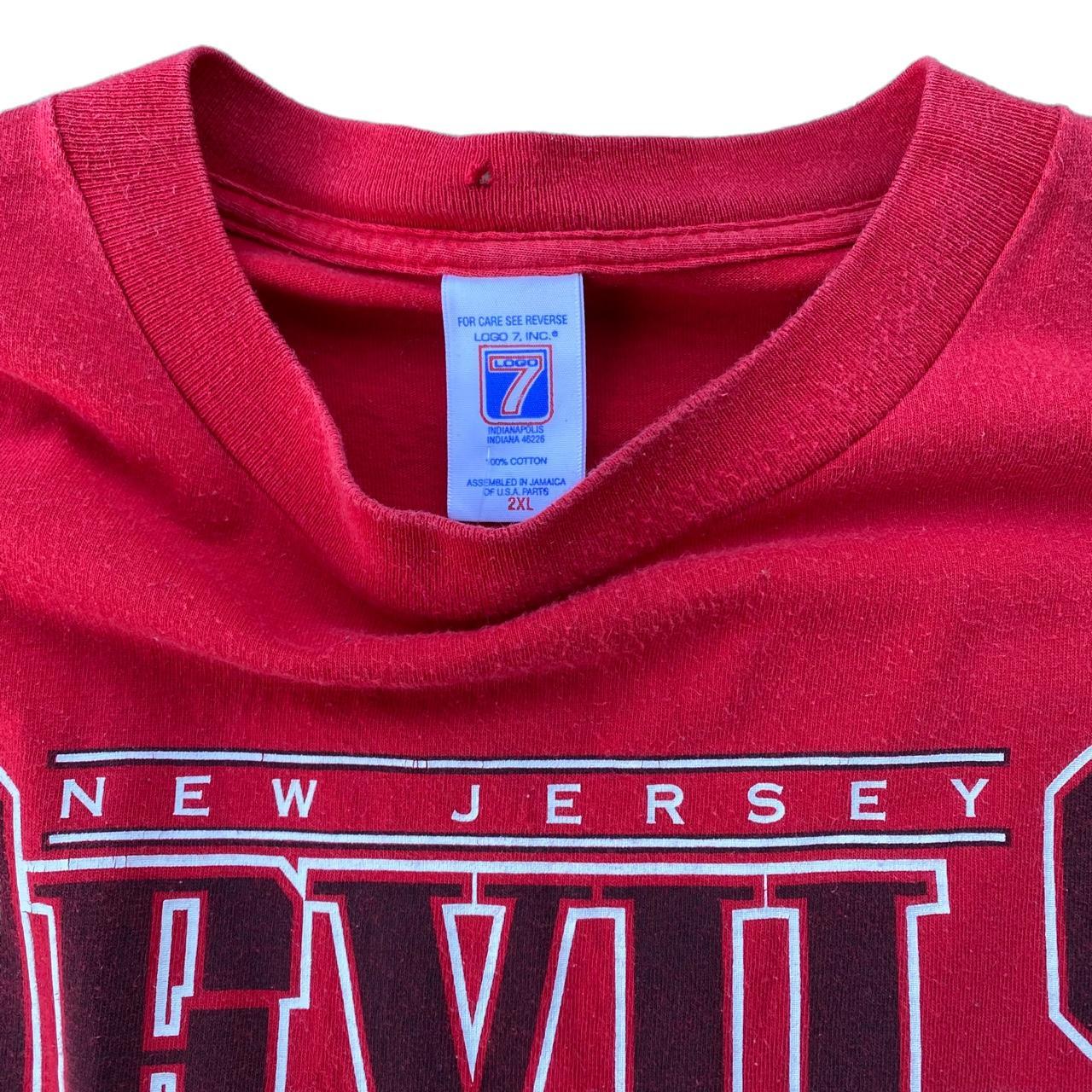 Vintage Jersey Devils tee shirt in XL. Made in USA. - Depop